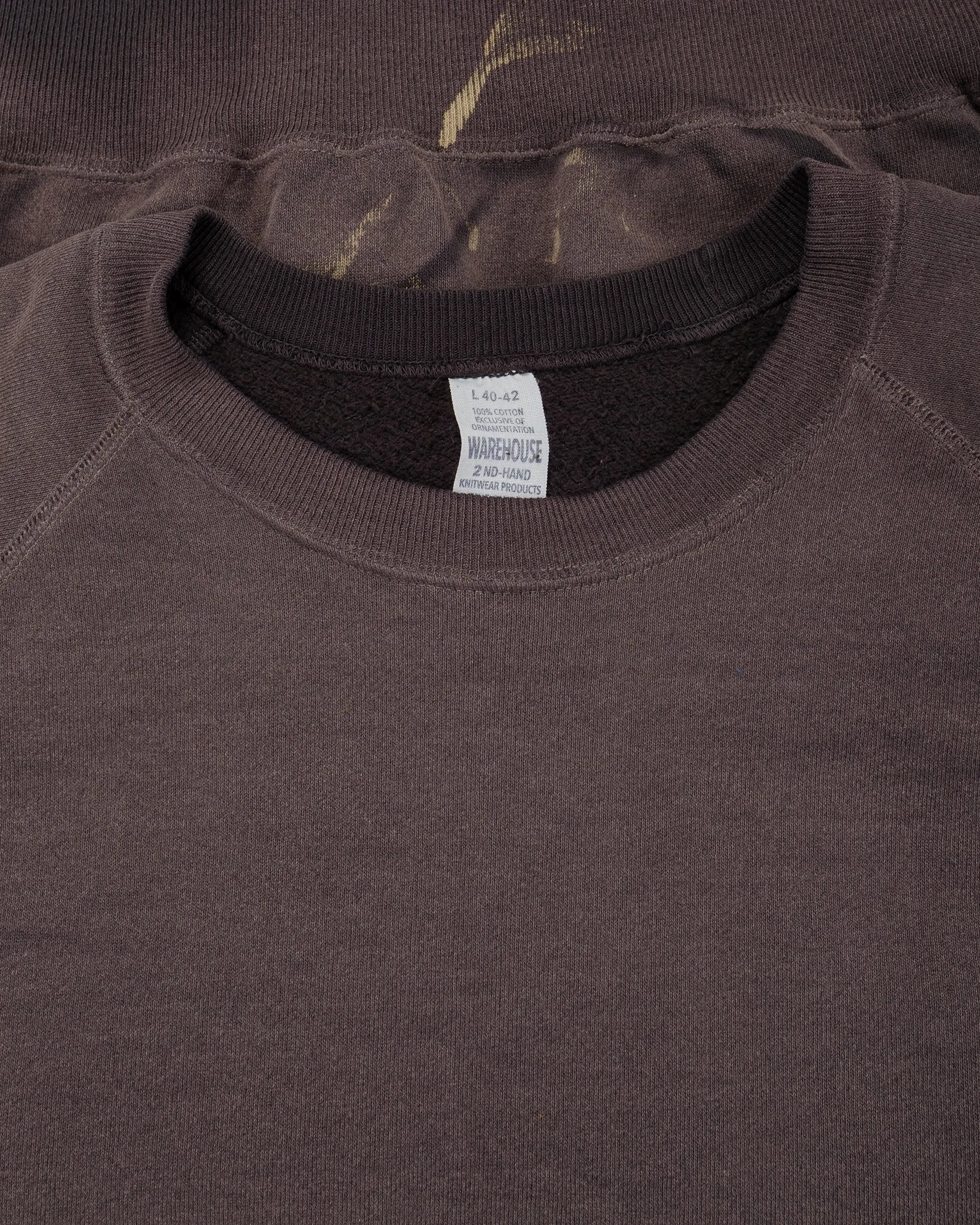 Warehouse Lot. 461 Raglan Crew Neck SW U/W Sun Burned Sumikuro sold by Lost & Found product image thumbnail 5