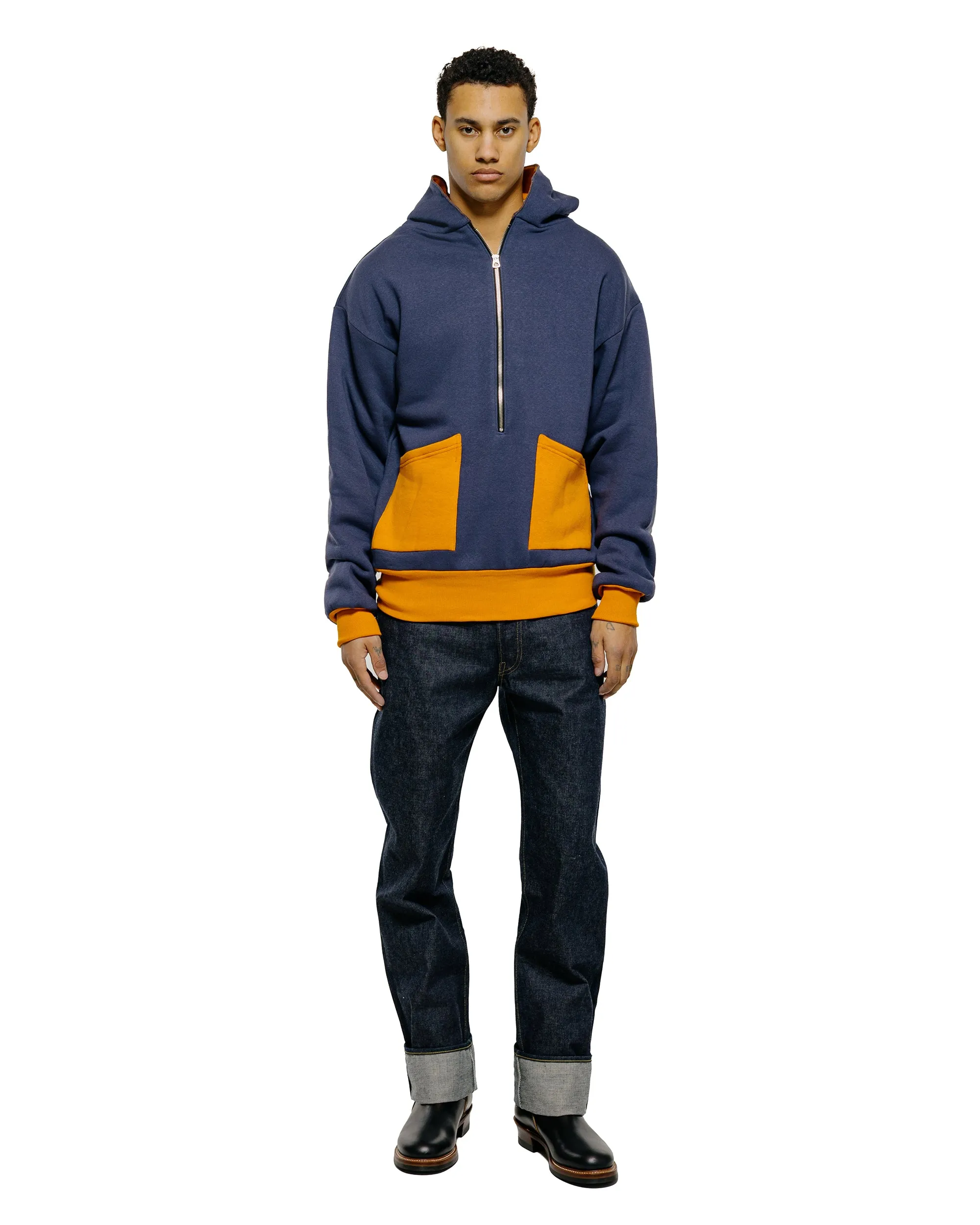Warehouse Lot. JG-CS11 The Olympic Champion Sweat Parka Eggplant/Orange sold by Lost & Found product image thumbnail 4