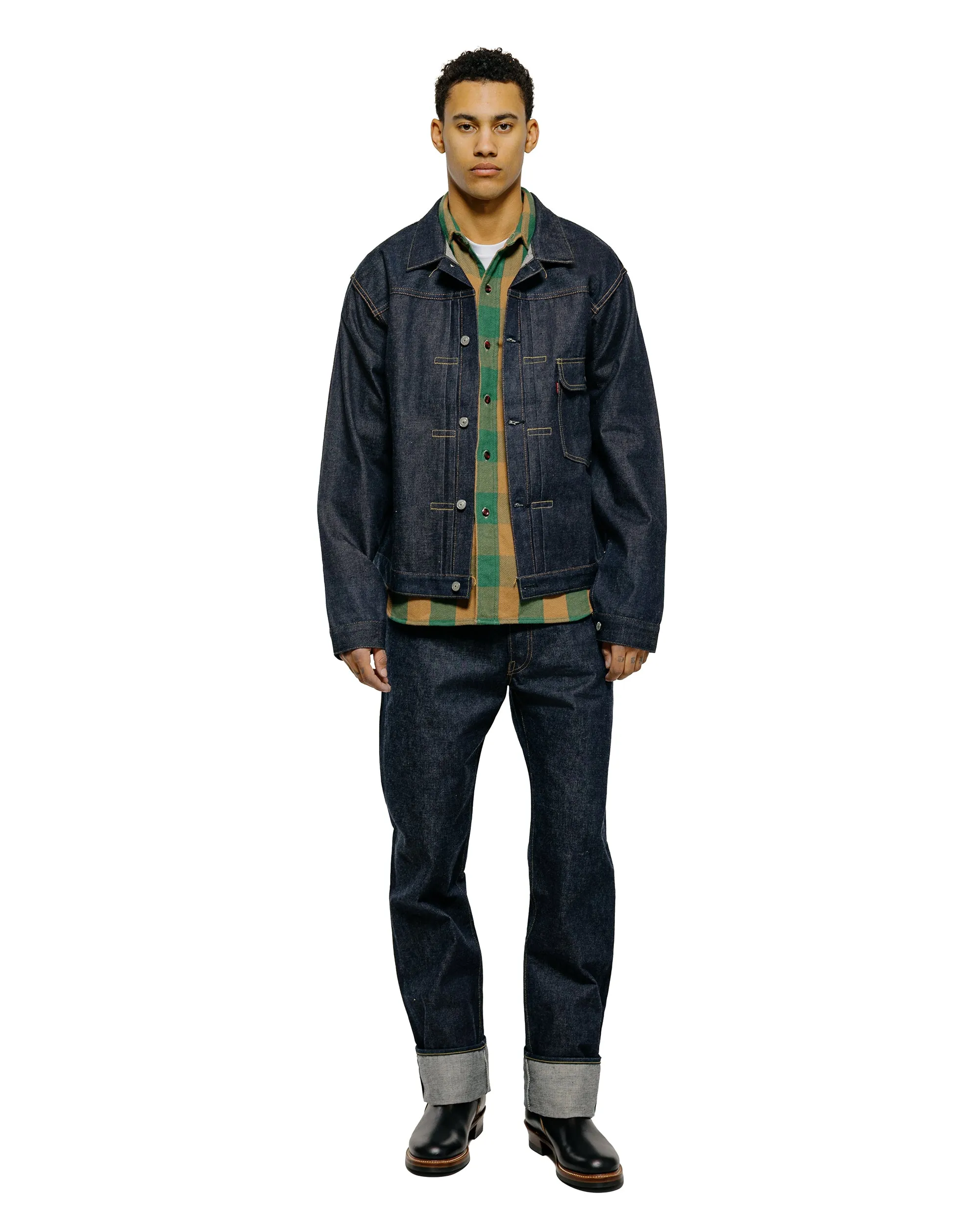 Warehouse Lot. 3104 Flannel Shirts O/W Pattern A Green sold by Lost & Found product image thumbnail 4