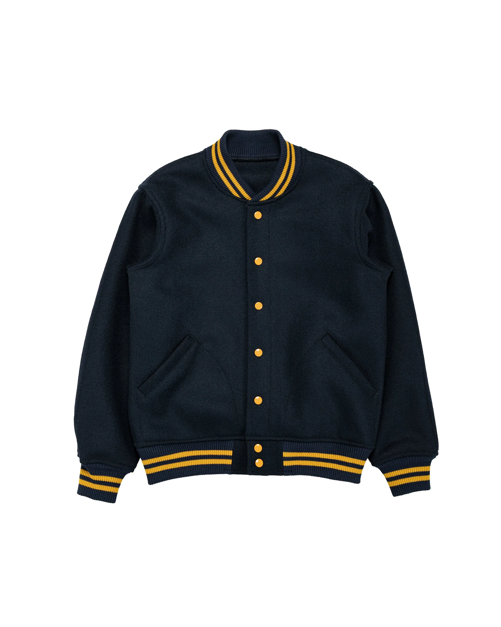 Warehouse Lot. 2240 1950's Navy Varsity Jacket Plain Navy sold by Lost & Found