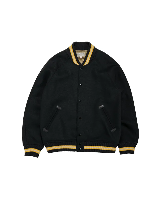 Warehouse Lot. 2239 1950's Army Varsity Jacket Plain Black sold by Lost & Found