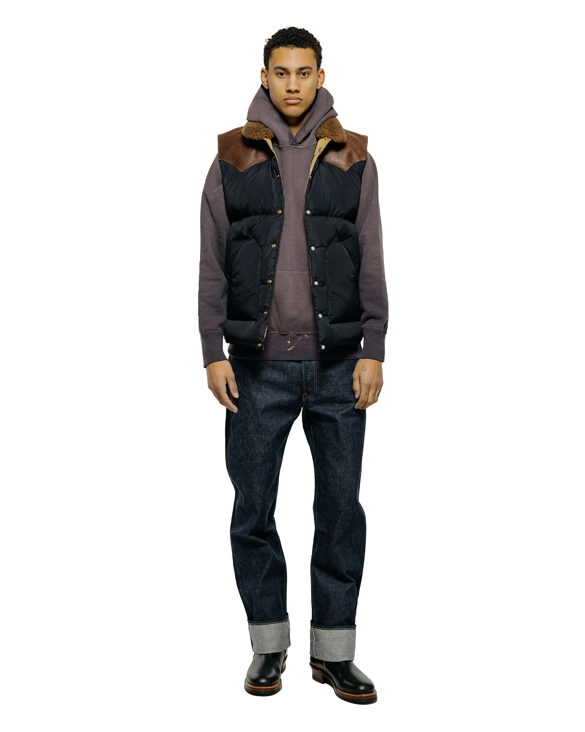 Warehouse Lot. 2235 Rocky Mountain Vest Warehouse Nylon Christy Vest Black sold by Lost & Found product image thumbnail 4