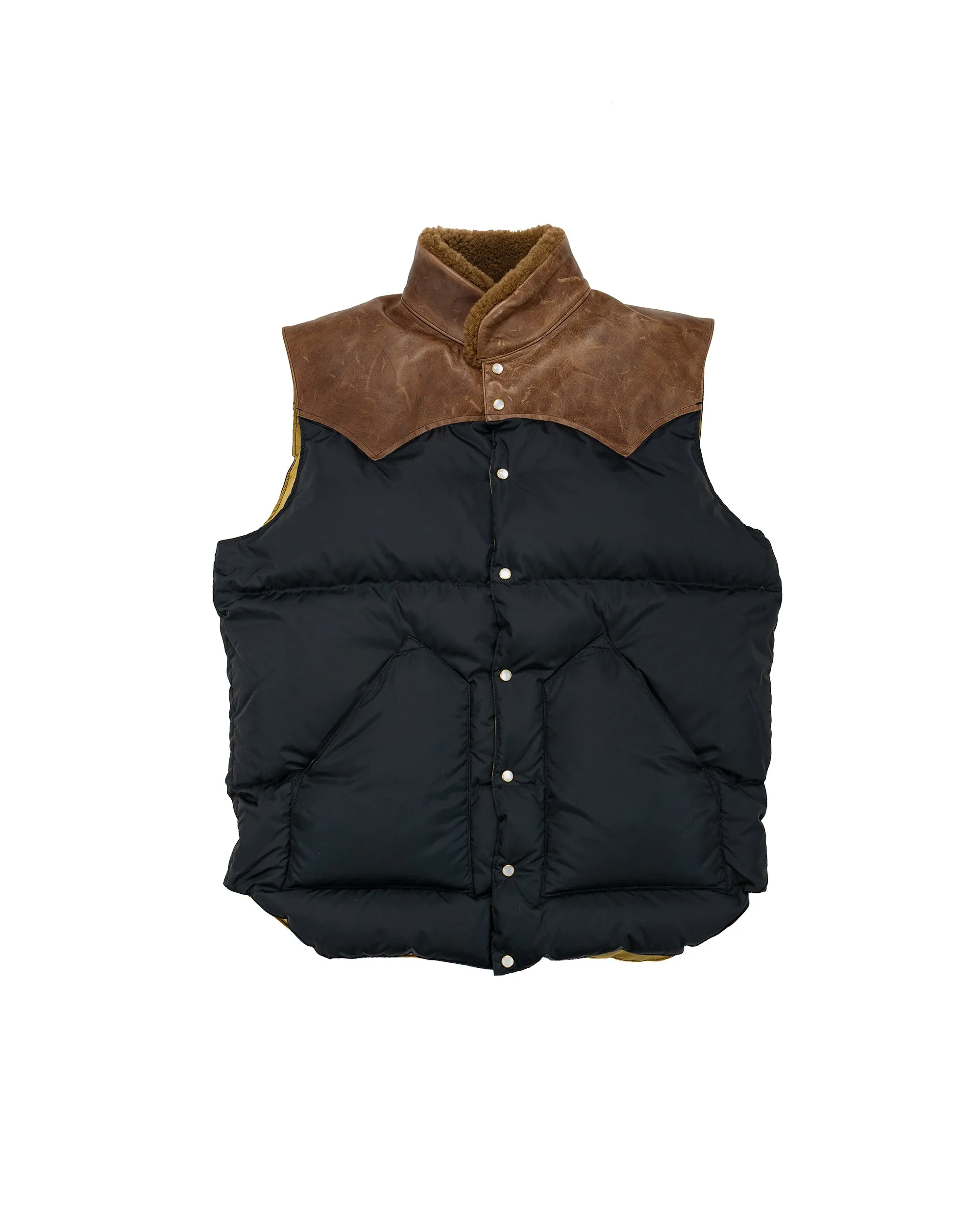Warehouse Lot. 2235 Rocky Mountain Vest Warehouse Nylon Christy Vest Black sold by Lost & Found