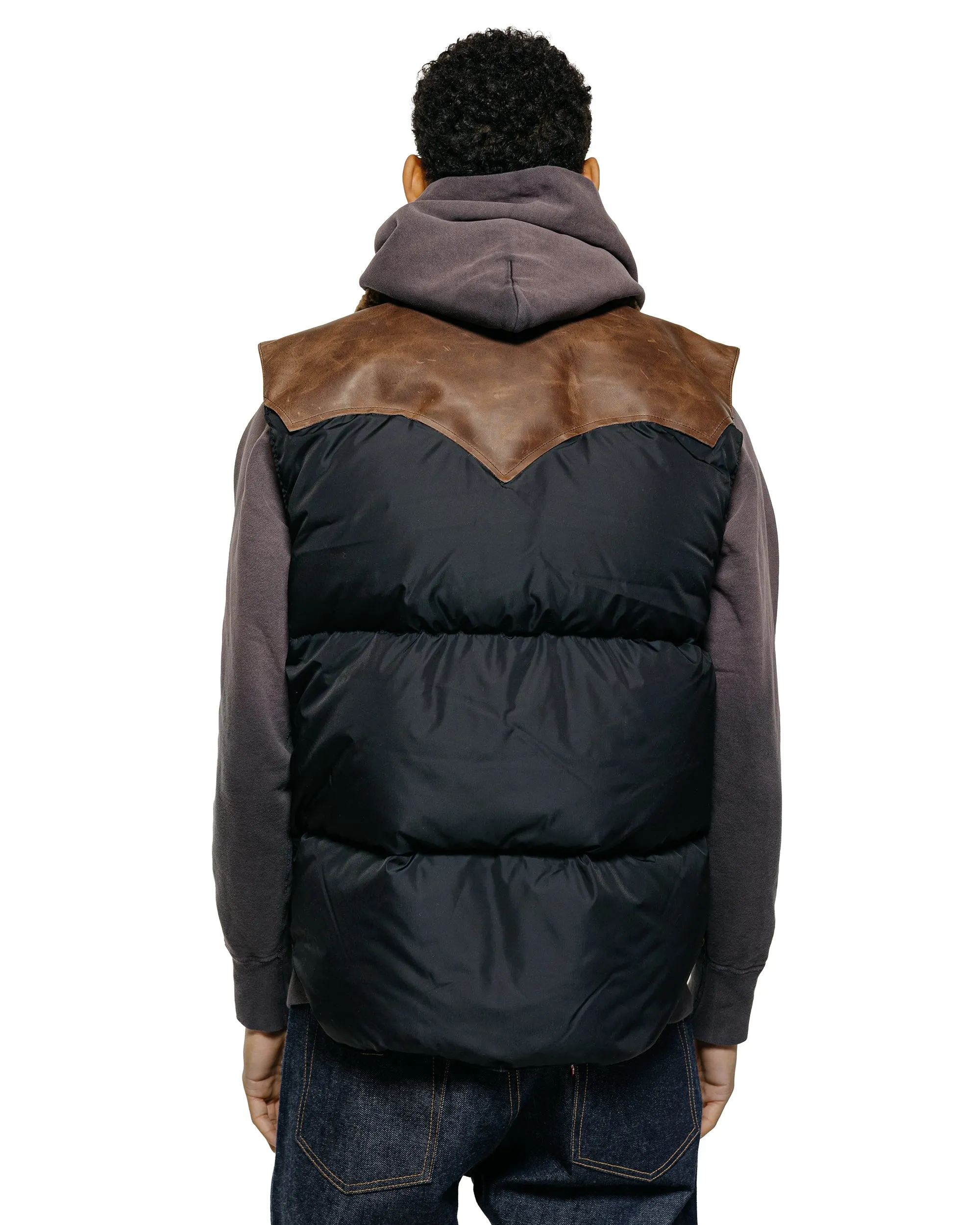 Warehouse Lot. 2235 Rocky Mountain Vest Warehouse Nylon Christy Vest Black sold by Lost & Found product image thumbnail 3