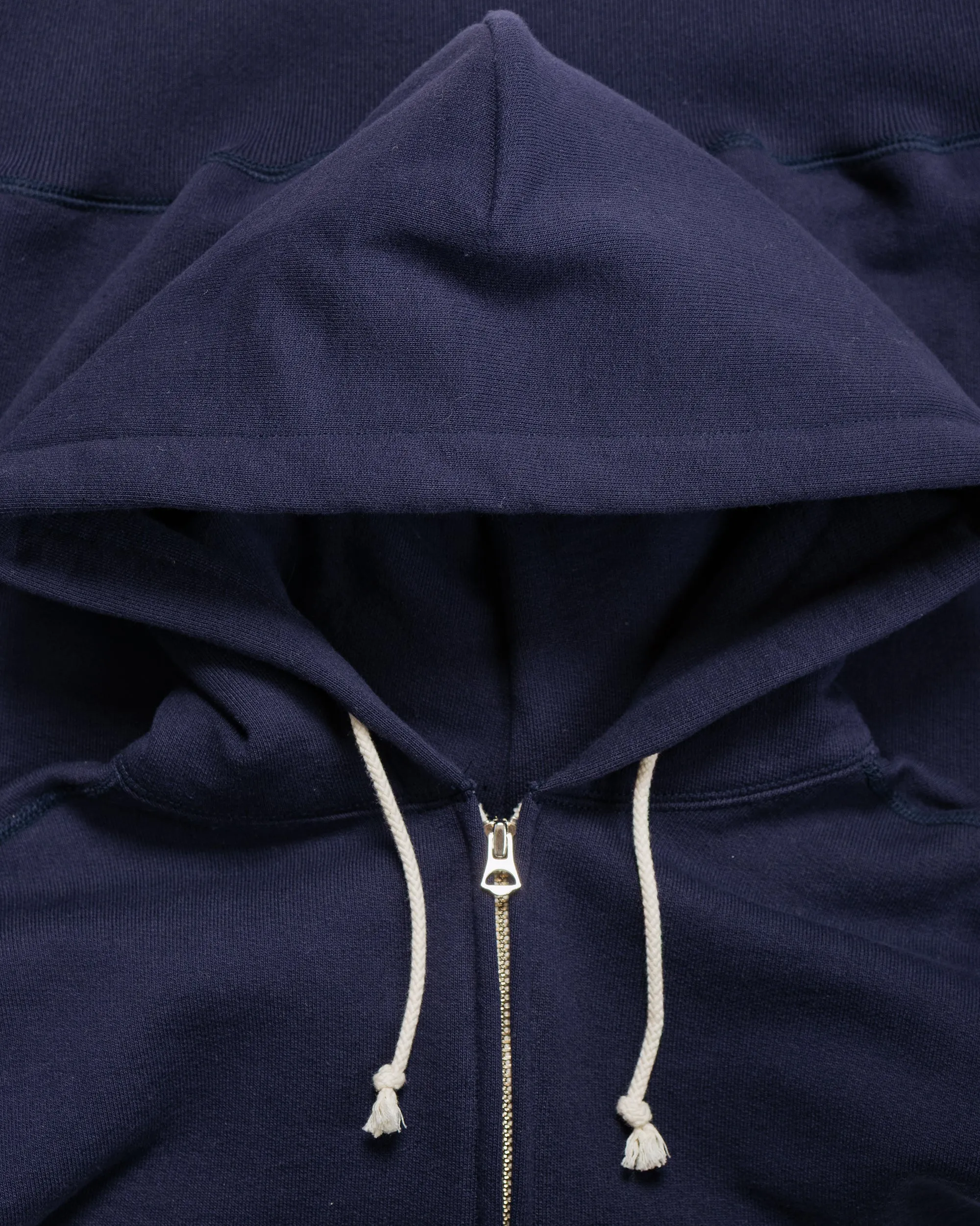 The Real McCoy’s MC25106 12 Oz. Ball Park F/Z Hooded Sweatshirt L.Navy sold by Lost & Found product image thumbnail 5