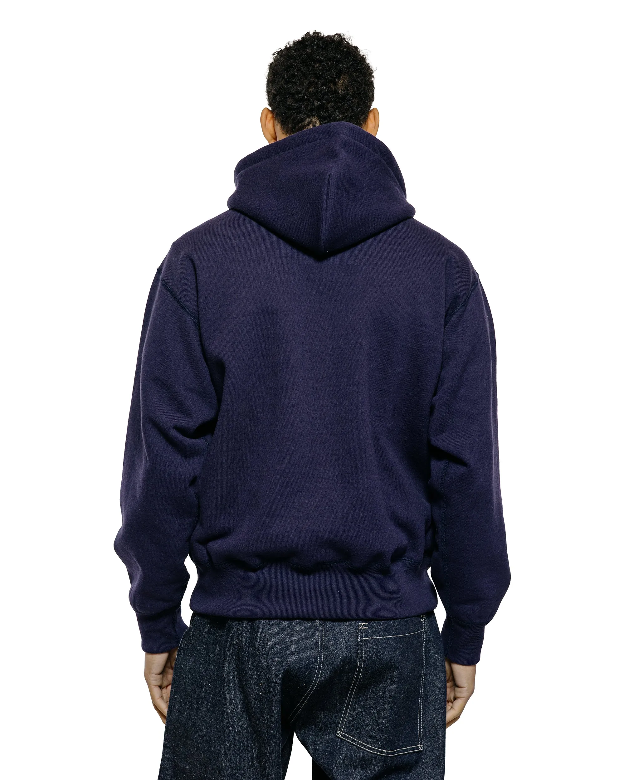 The Real McCoy’s MC25106 12 Oz. Ball Park F/Z Hooded Sweatshirt L.Navy sold by Lost & Found product image thumbnail 3