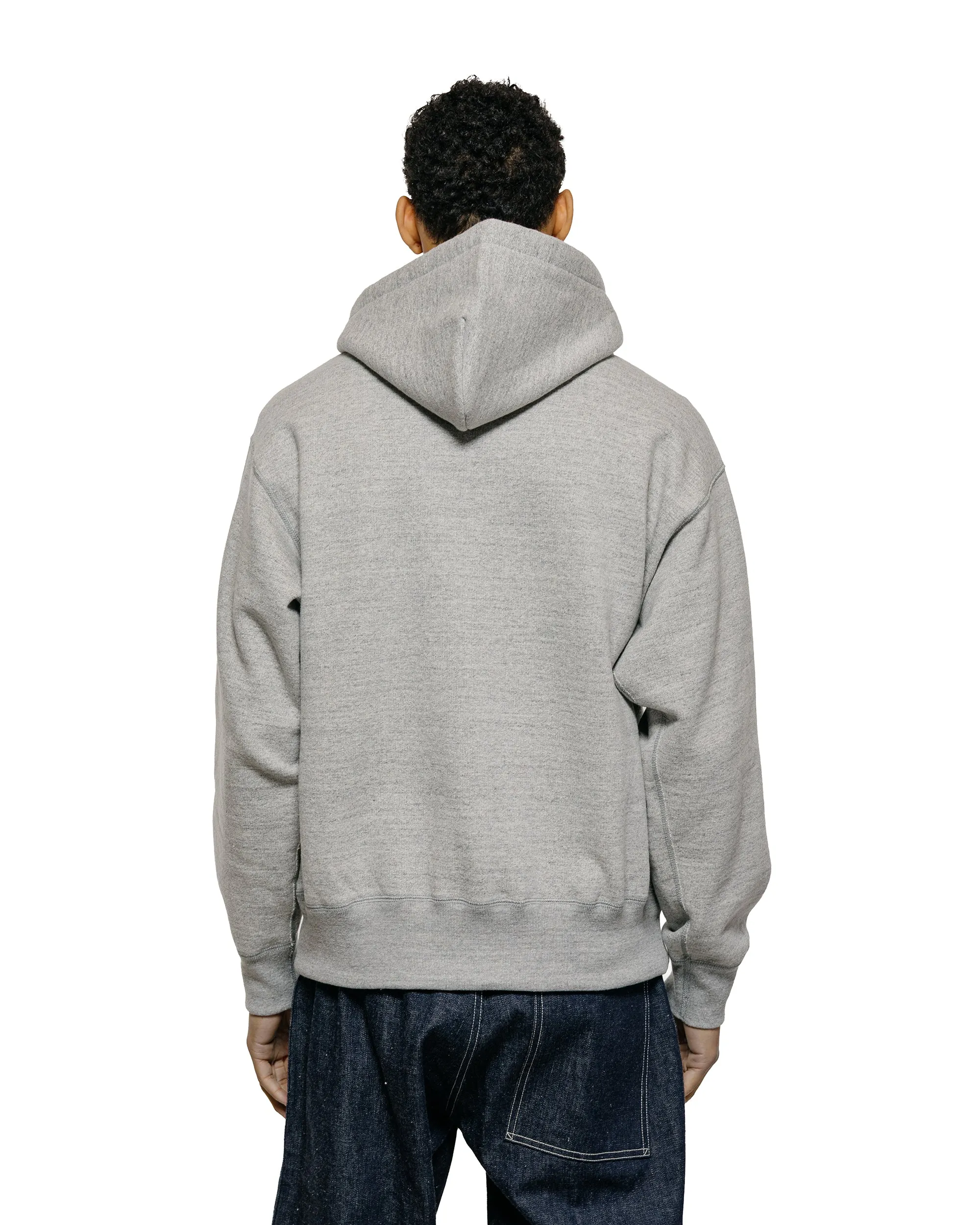 The Real McCoy’s MC25106 12 Oz. Ball Park F/Z Hooded Sweatshirt M.Gray sold by Lost & Found product image thumbnail 3