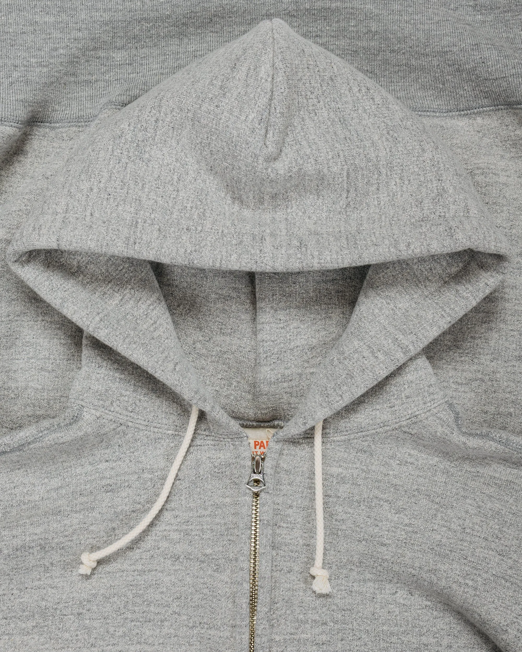 The Real McCoy’s MC25106 12 Oz. Ball Park F/Z Hooded Sweatshirt M.Gray sold by Lost & Found product image thumbnail 5