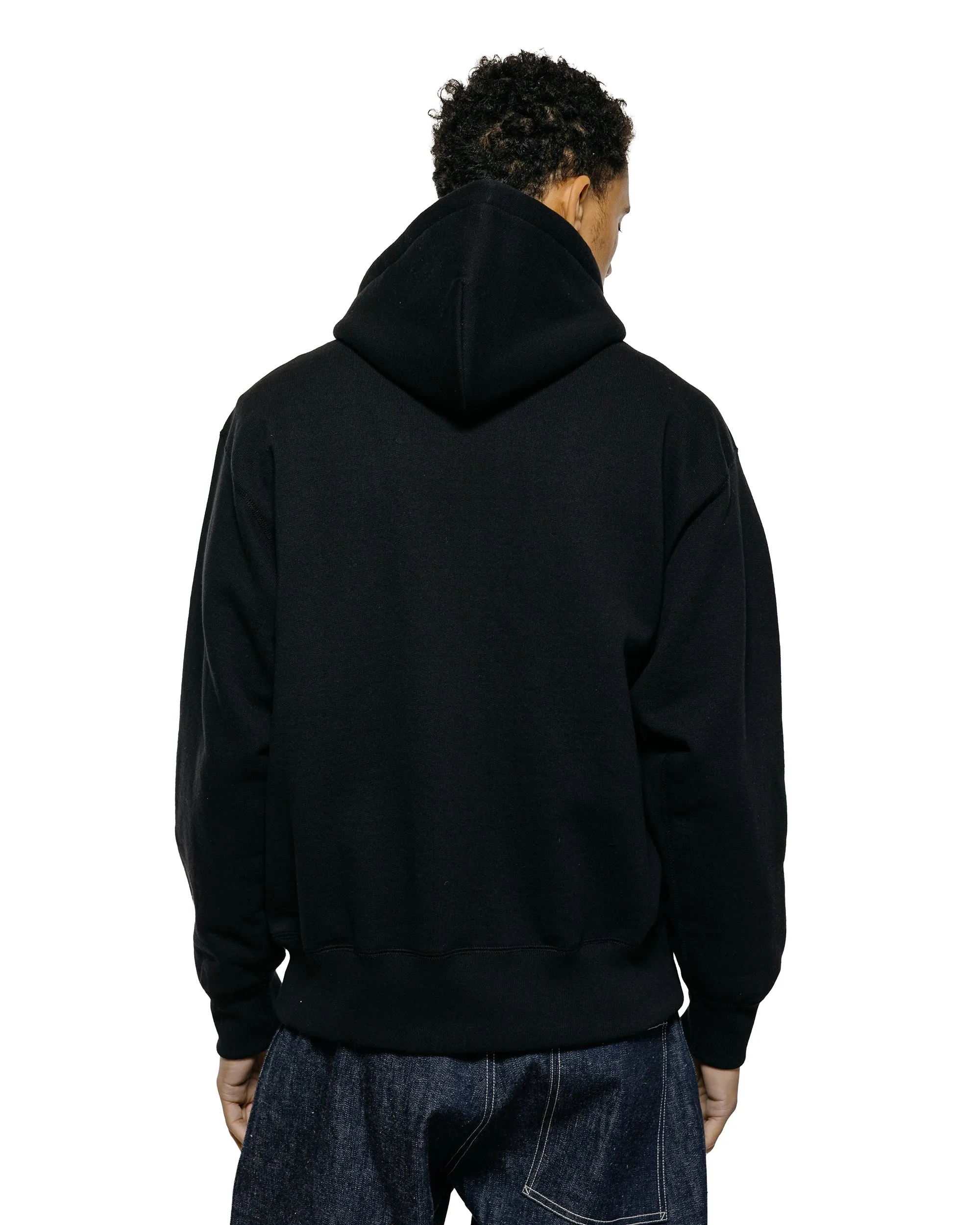 The Real McCoy’s MC25106 12 Oz. Ball Park F/Z Hooded Sweatshirt Black sold by Lost & Found product image thumbnail 3