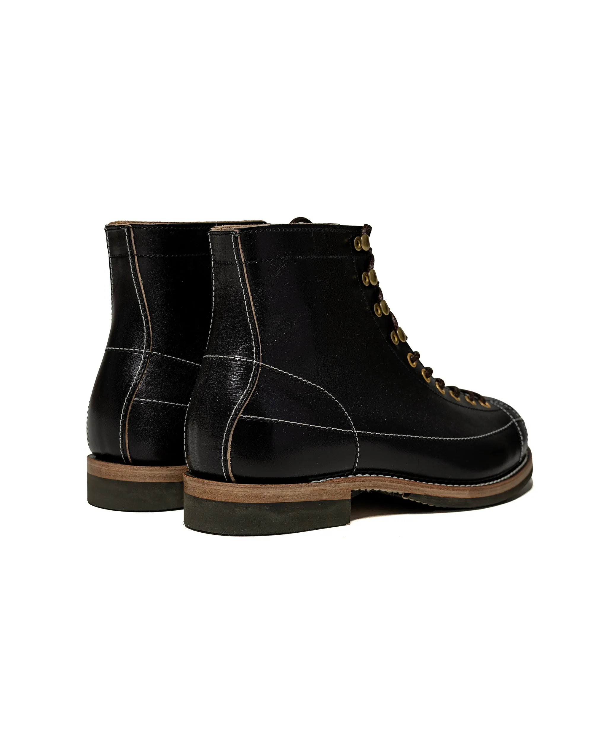 The Real McCoy's MA24008 Ten Mile Work Boots / Horsehide Buttock Black sold by Lost & Found product image thumbnail 3