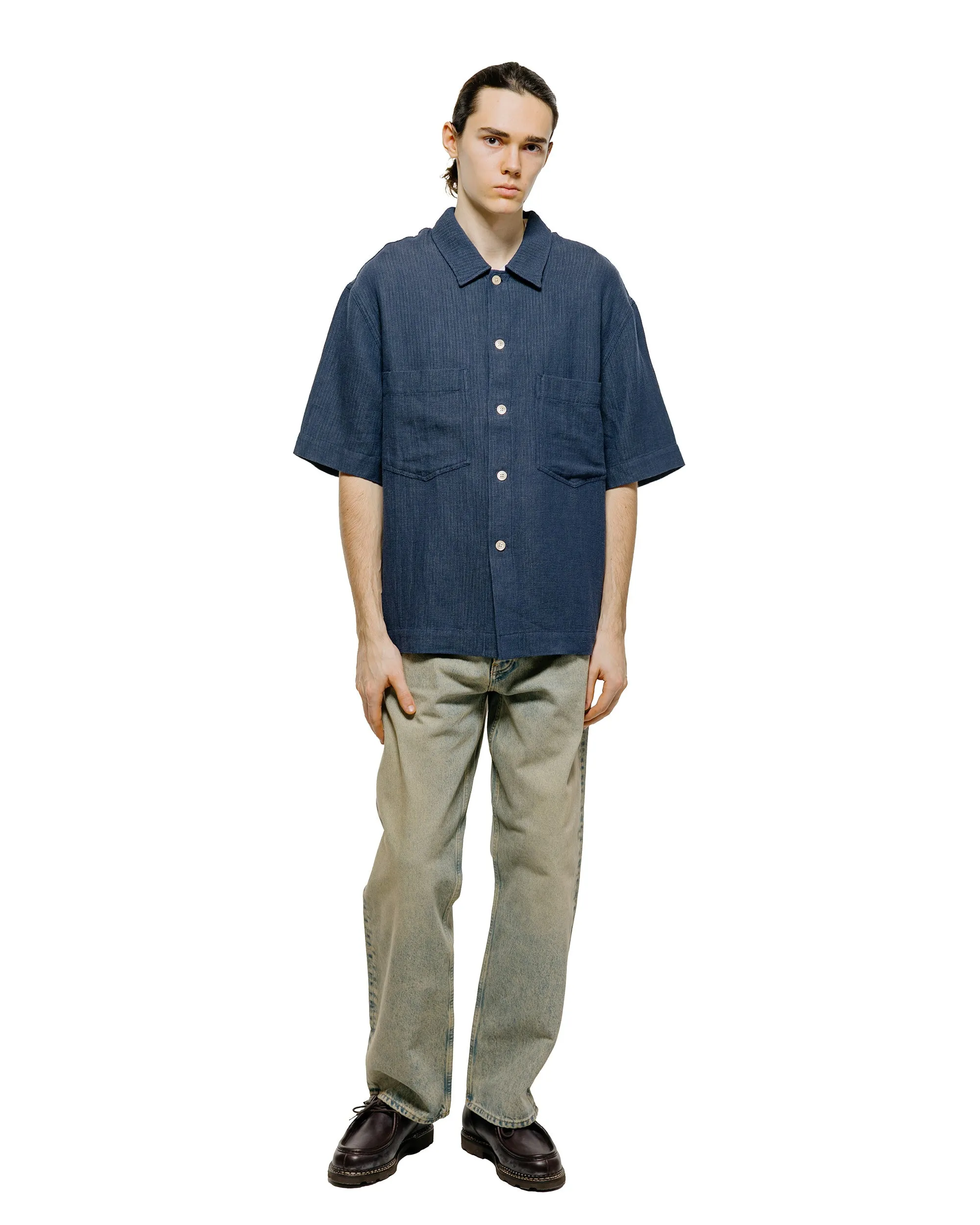 Sunflower Adam Shirt 200 Navy sold by Lost & Found product image thumbnail 4