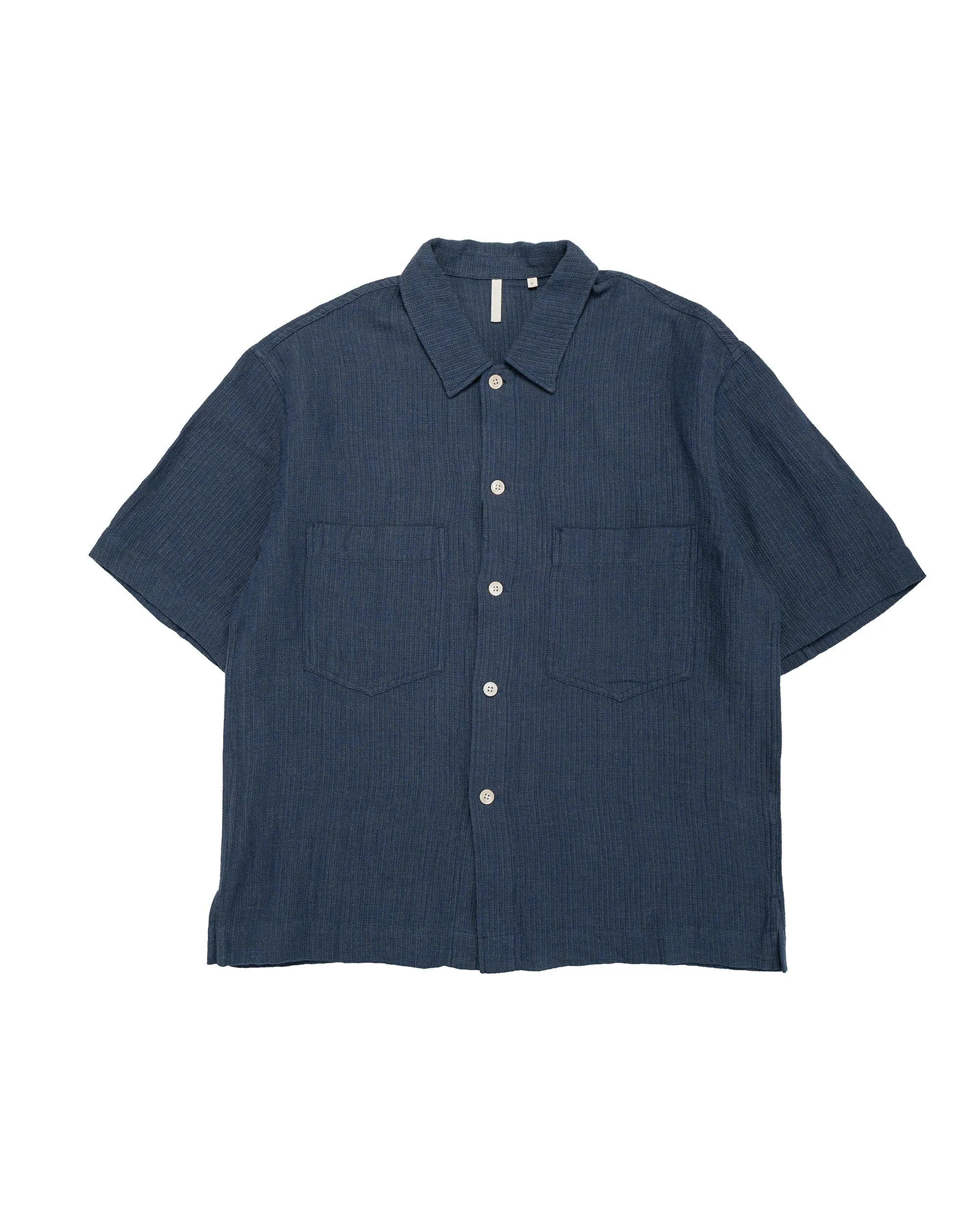 Sunflower Adam Shirt 200 Navy sold by Lost & Found