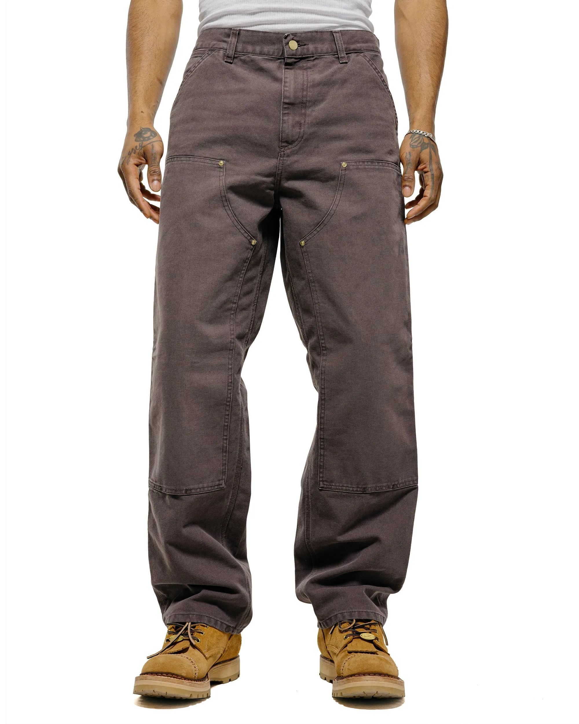 Carhartt W.I.P. Double Knee Pant Shale Stone Canvas sold by Lost & Found product image thumbnail 2