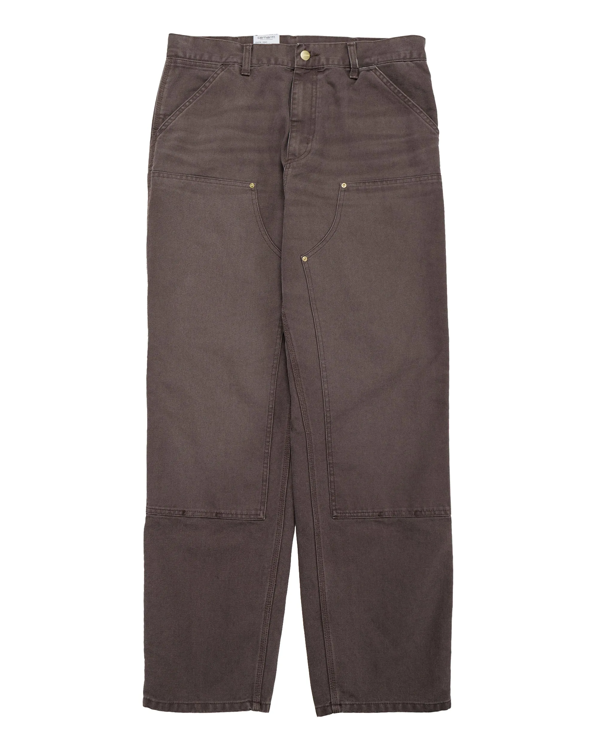 Carhartt W.I.P. Double Knee Pant Shale Stone Canvas sold by Lost & Found