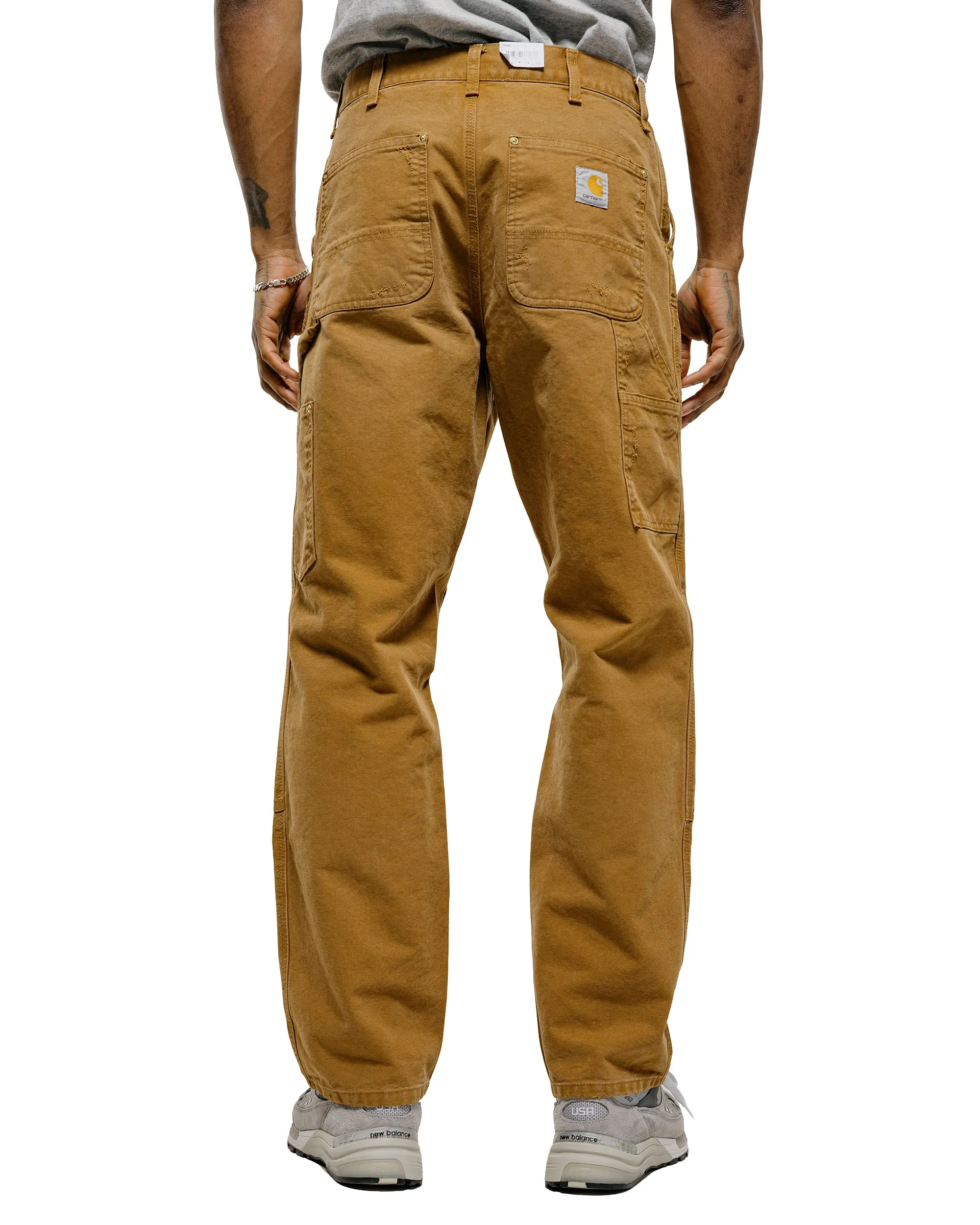 Carhartt W.I.P. Double Knee Pant Hamilton Brown Grind Wash sold by Lost & Found product image thumbnail 3