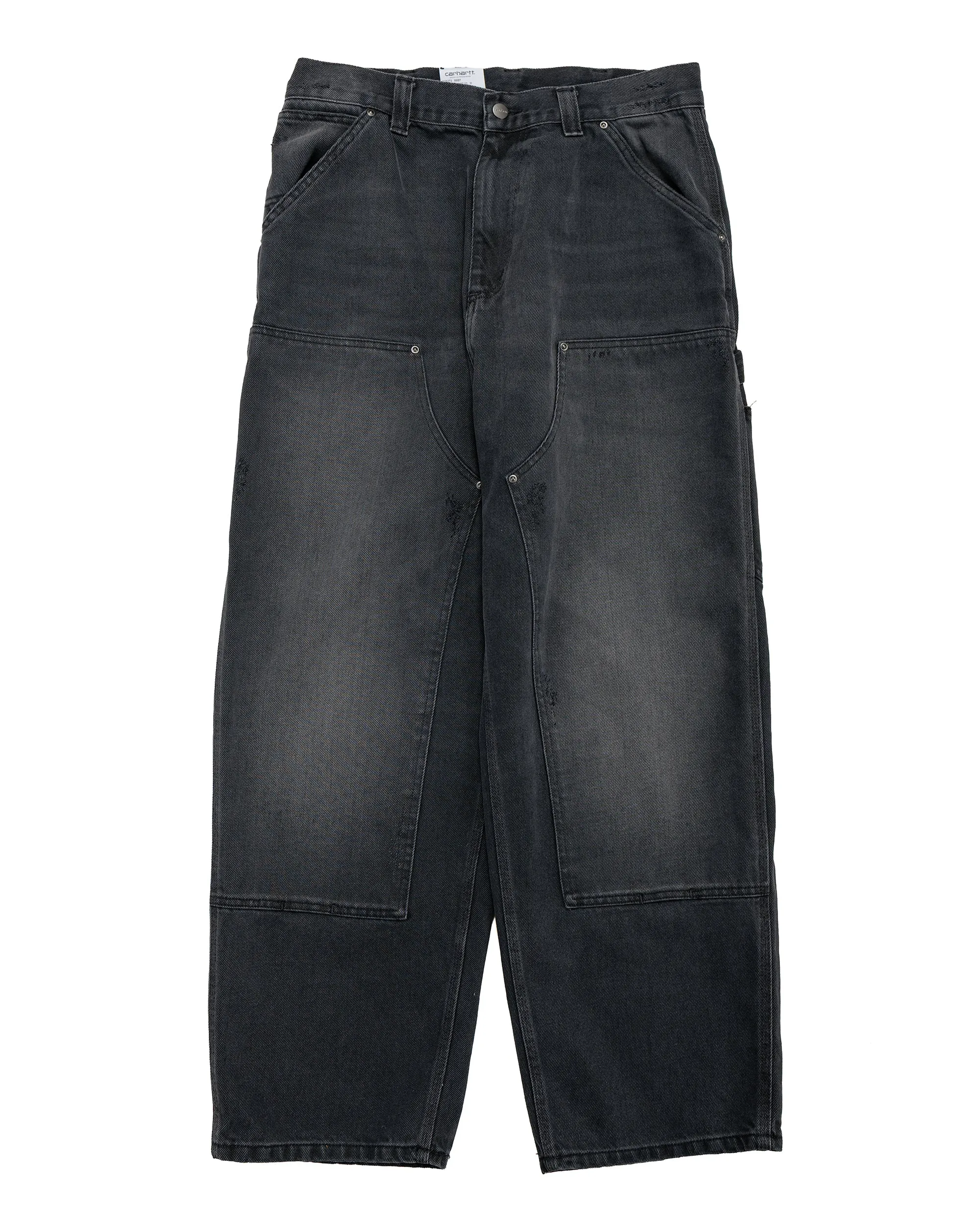 Carhartt W.I.P. OG Double Knee Pant Denim Black Stone Washed sold by Lost & Found
