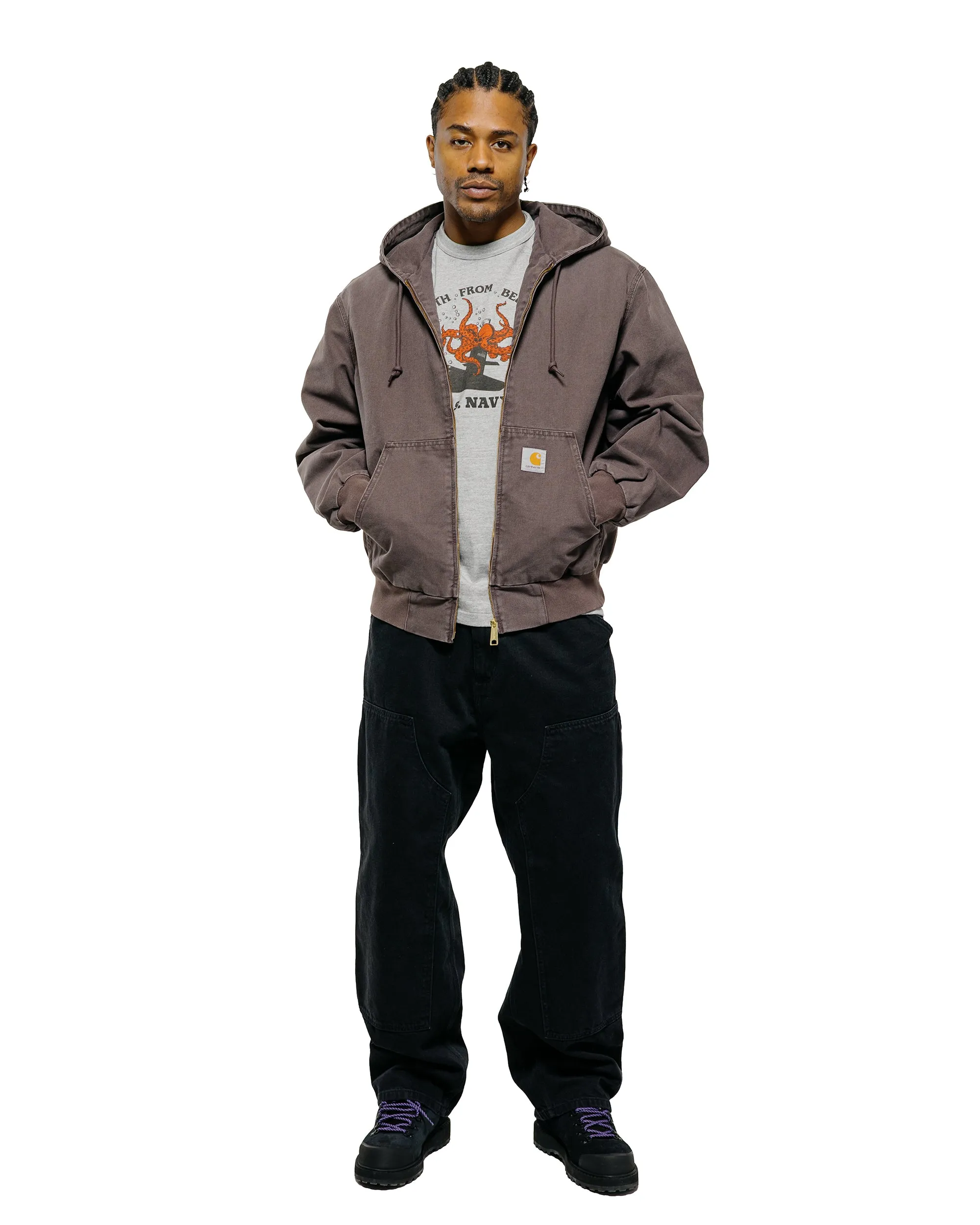 Carhartt W.I.P. OG Double Knee Pant Black Grind Wash sold by Lost & Found product image thumbnail 4