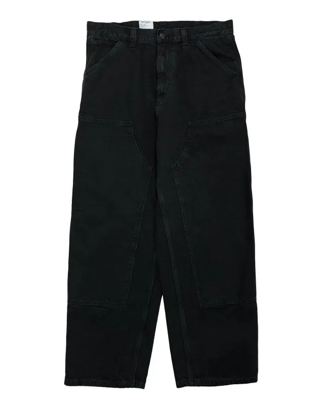 Carhartt W.I.P. OG Double Knee Pant Black Grind Wash sold by Lost & Found