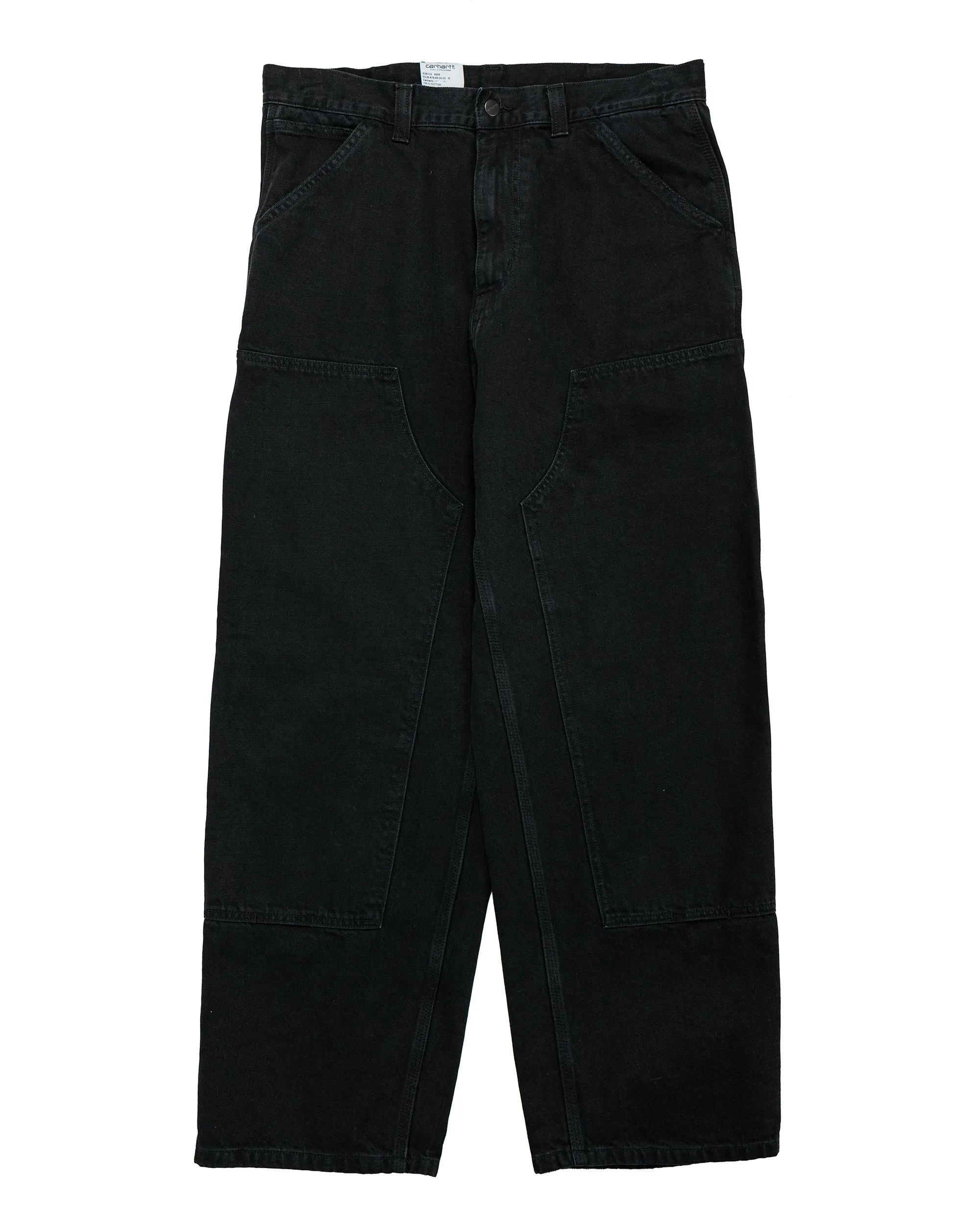 Carhartt W.I.P. OG Double Knee Pant Black Grind Wash sold by Lost & Found