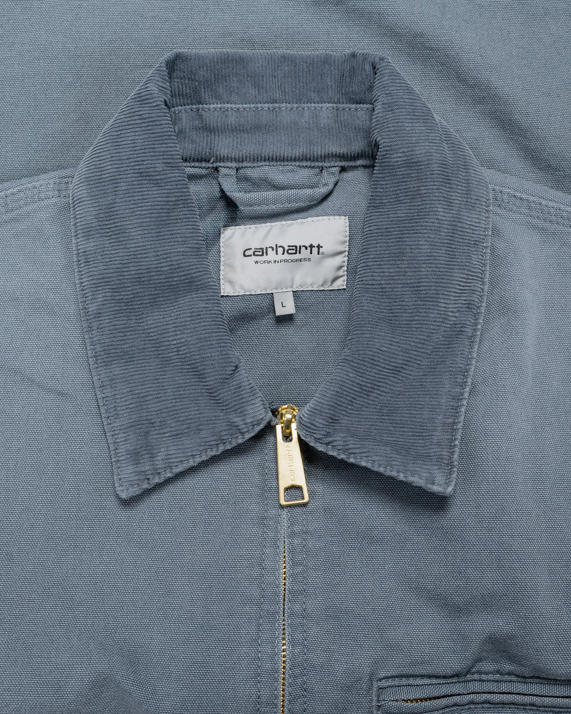 Carhartt W.I.P. Detroit Jacket Cozy Blue/Cozy Blue Stone Canvas sold by Lost & Found product image thumbnail 5