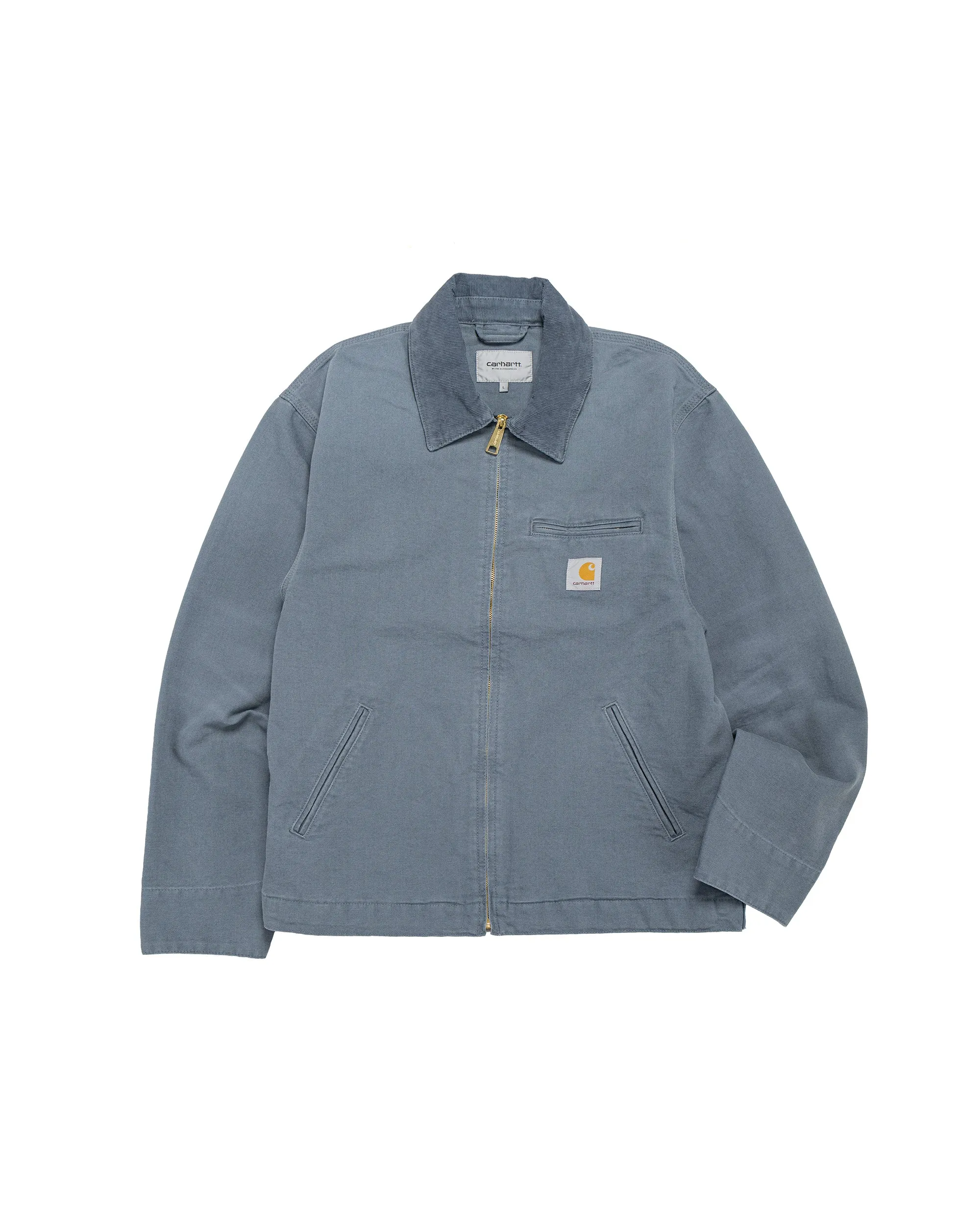 Carhartt W.I.P. Detroit Jacket Cozy Blue/Cozy Blue Stone Canvas sold by Lost & Found