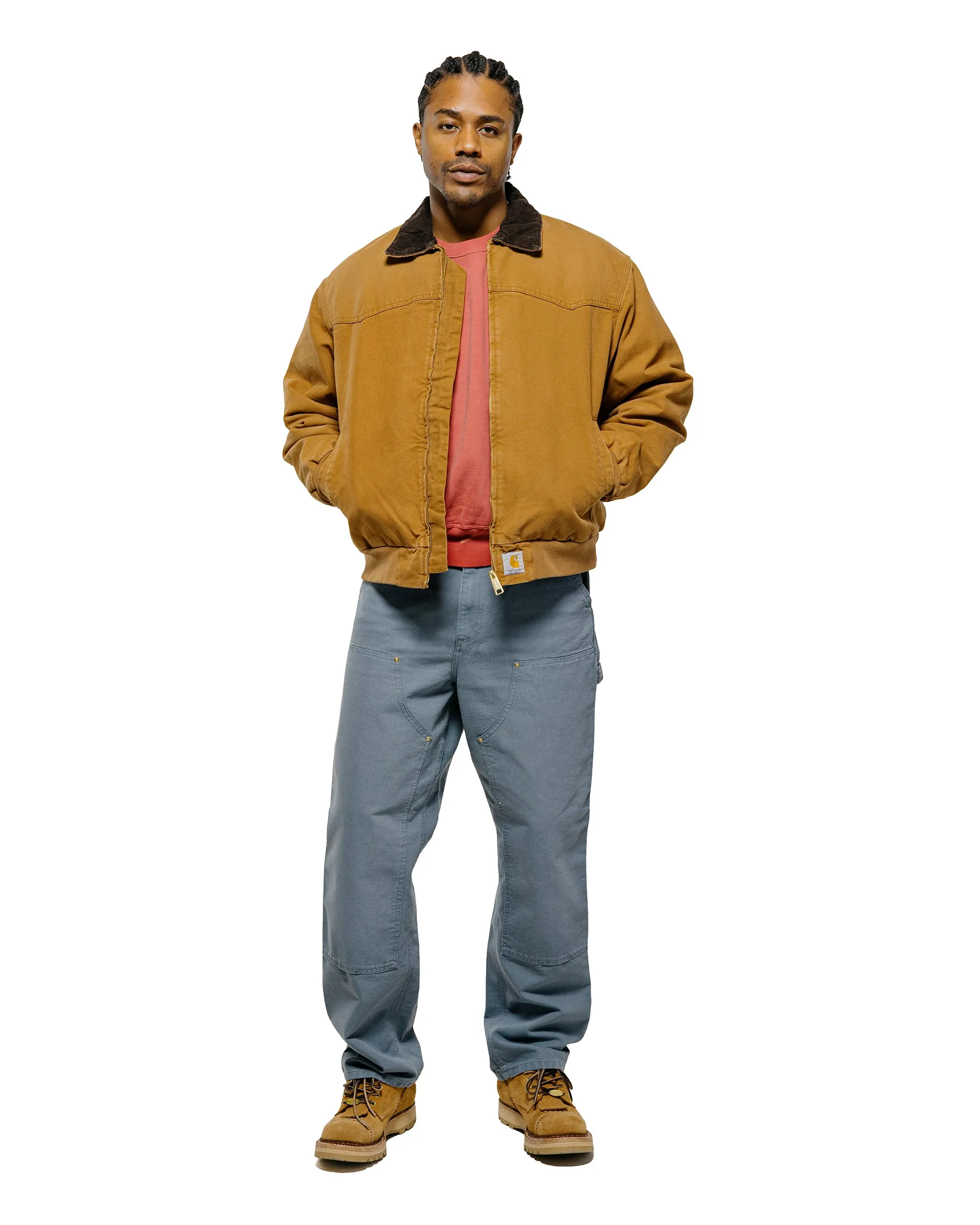 Carhartt W.I.P. OG Santa Fe Jacket Hamilton Brown/Tobacco Grind Wash sold by Lost & Found product image thumbnail 4