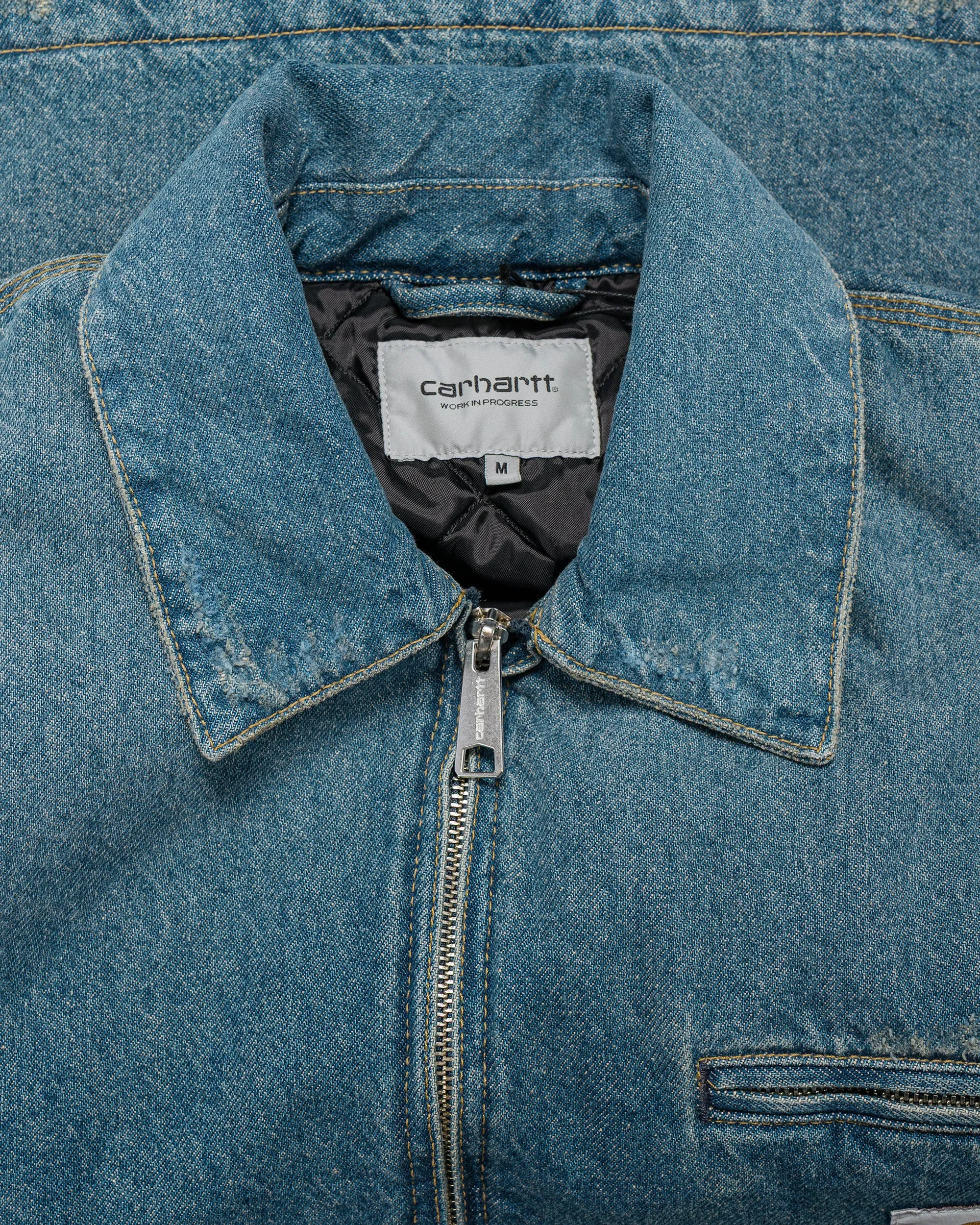Carhartt W.I.P. OG Detroit Jacket Blue Grind Wash sold by Lost & Found product image thumbnail 5