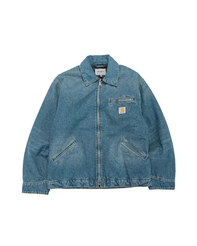Carhartt W.I.P. OG Detroit Jacket Blue Grind Wash sold by Lost & Found