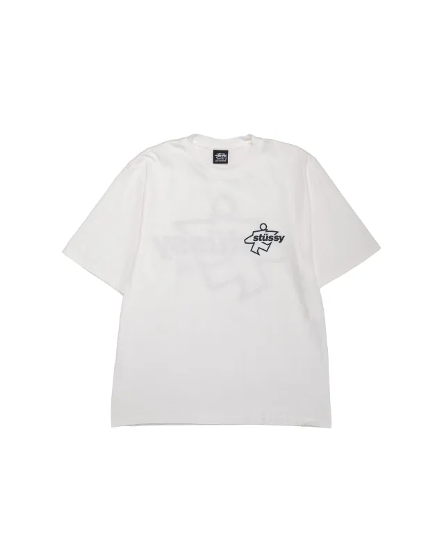 Stüssy Surf Size Pigment Dyed Tee Natural sold by Lost & Found