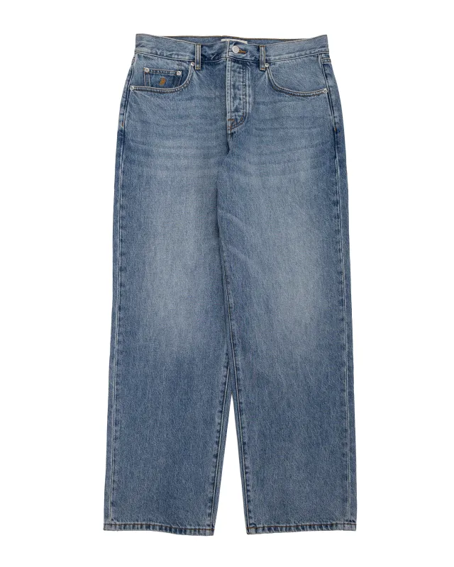 Stüssy Big Ol' Jean Denim Indigo Stonewash made by Stussy