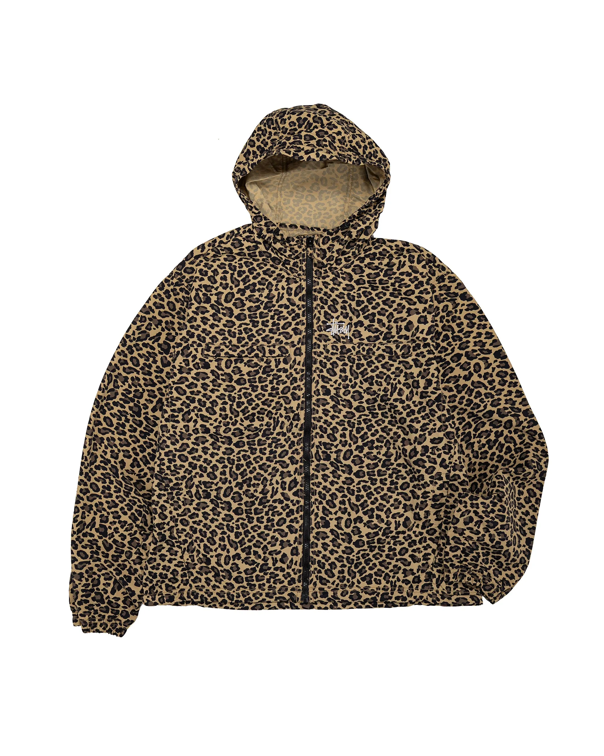 Stüssy Lightweight Hooded Jacket Cheetah sold by Lost & Found