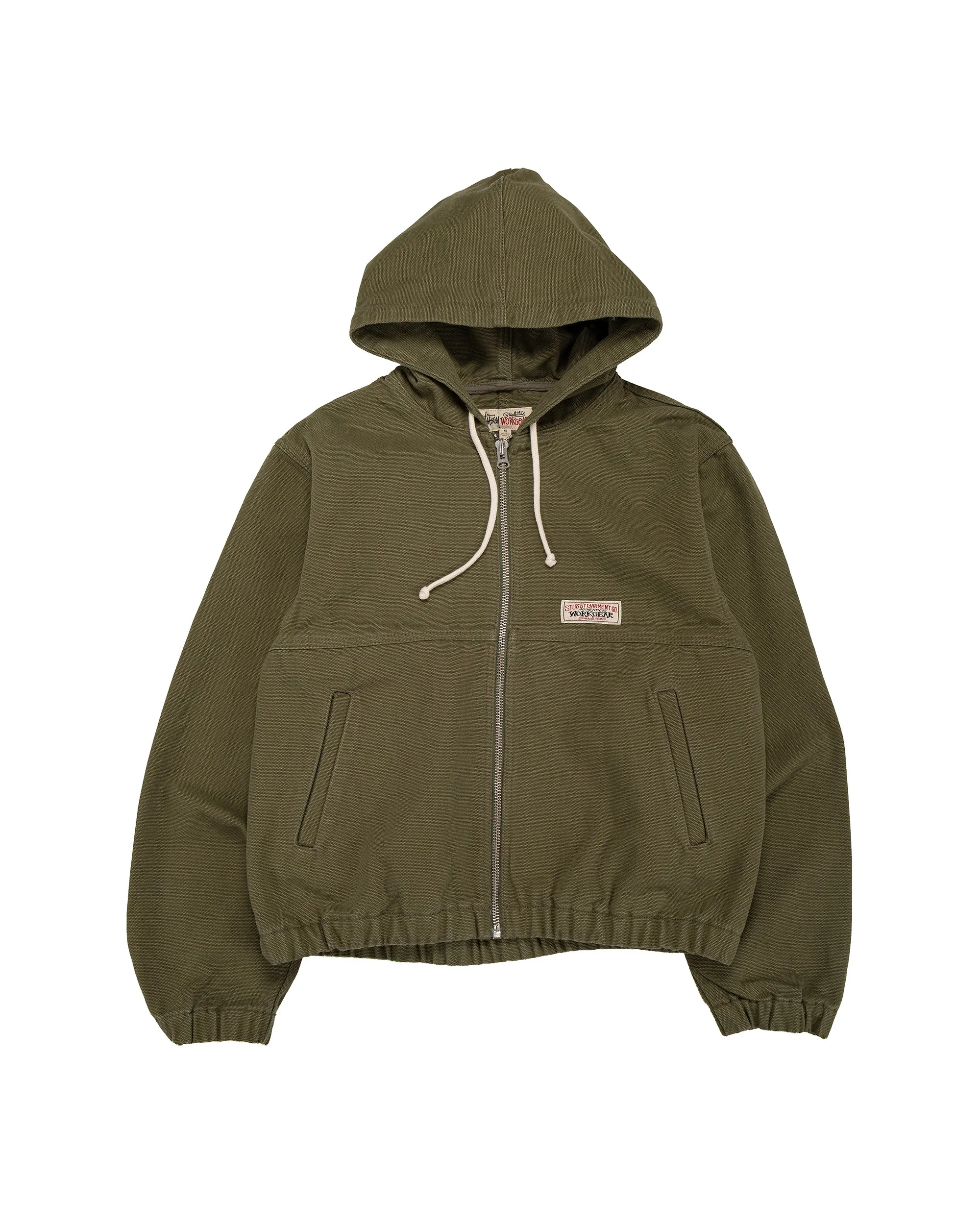 Stüssy Work Jacket Unlined Canvas Olive sold by Lost & Found