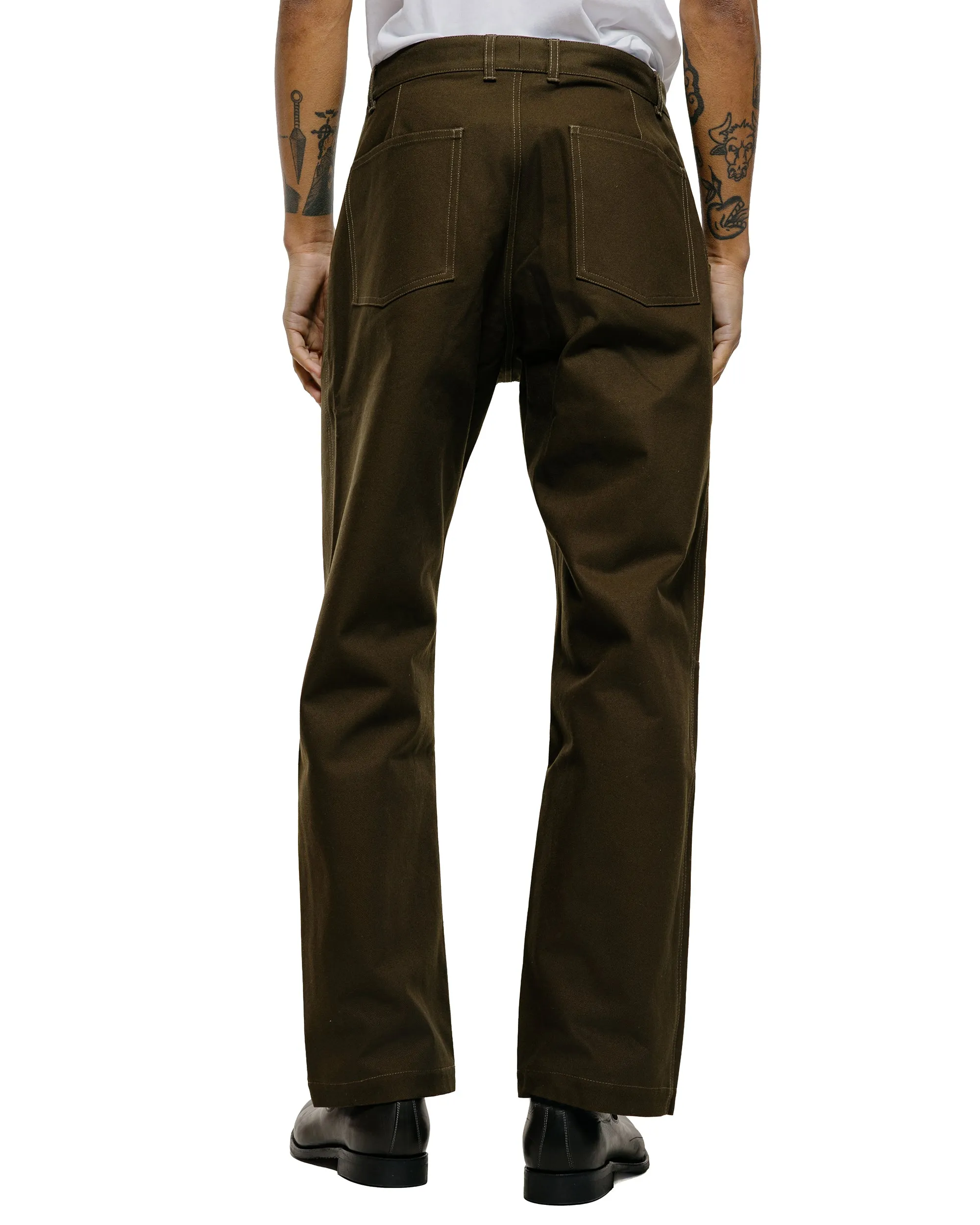 Wanze Flight Pant Cotton Twill Army Green sold by Lost & Found product image thumbnail 3