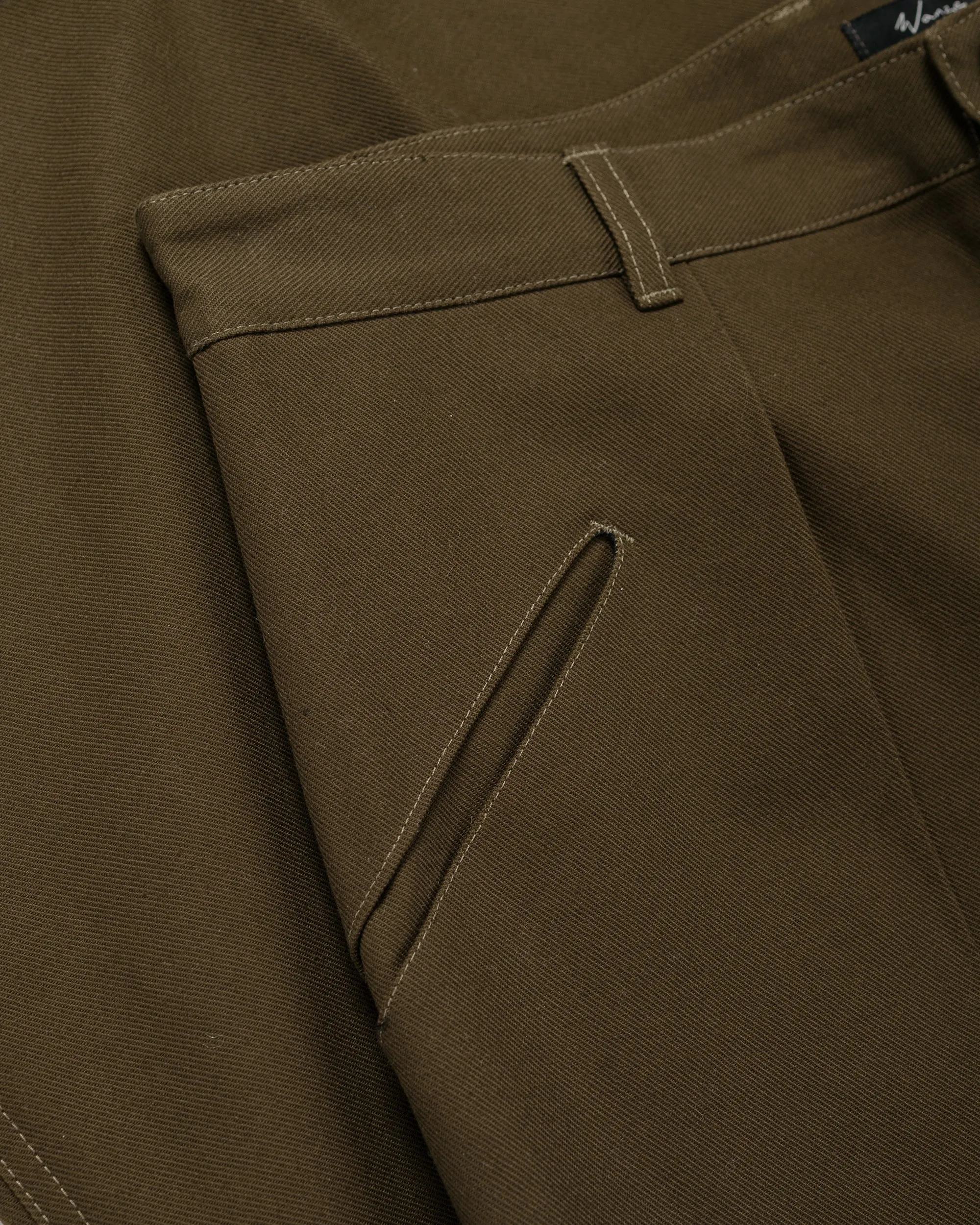 Wanze Flight Pant Cotton Twill Army Green sold by Lost & Found product image thumbnail 5
