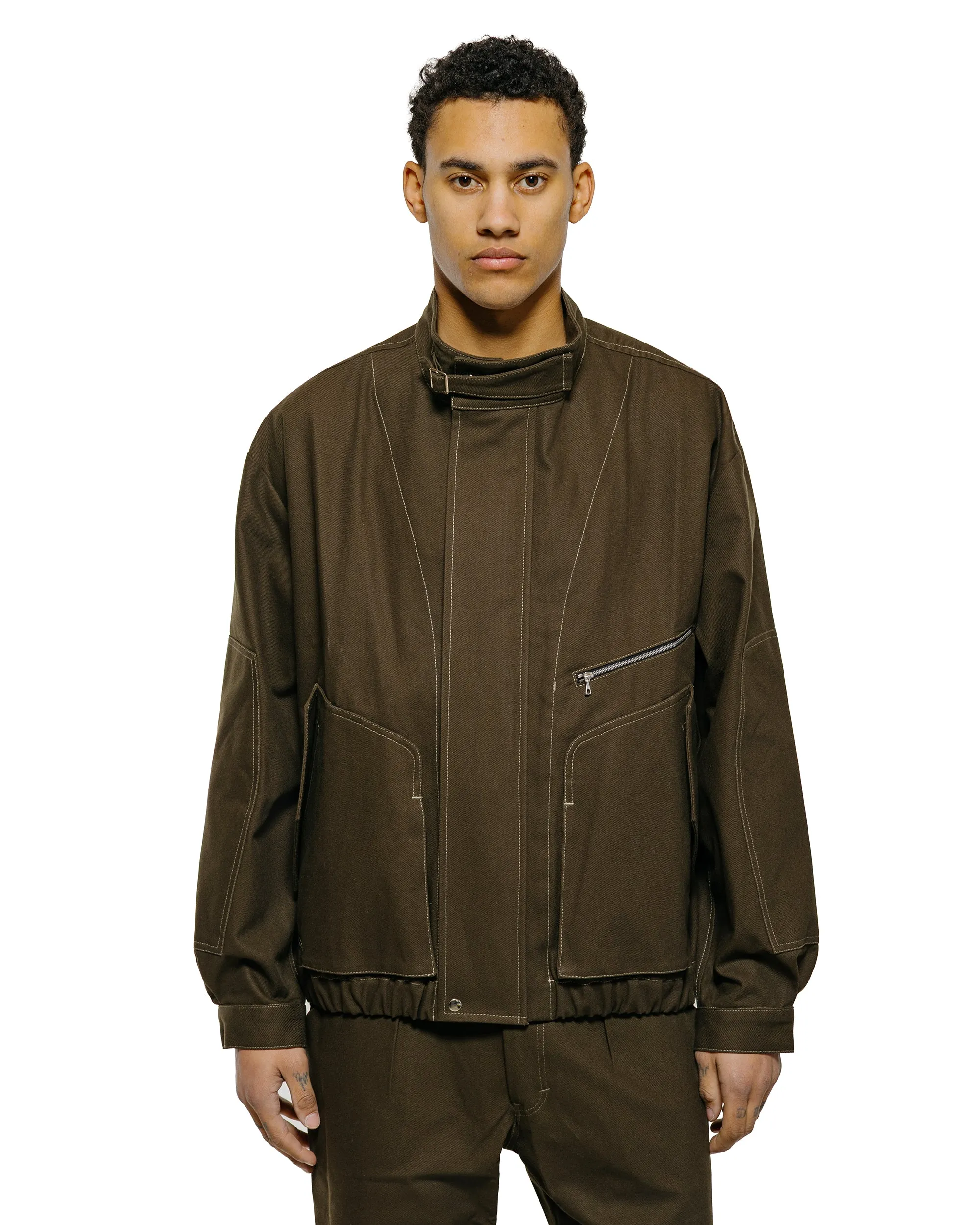 Wanze Flight Jacket Cotton Twill Army Green sold by Lost & Found product image thumbnail 2