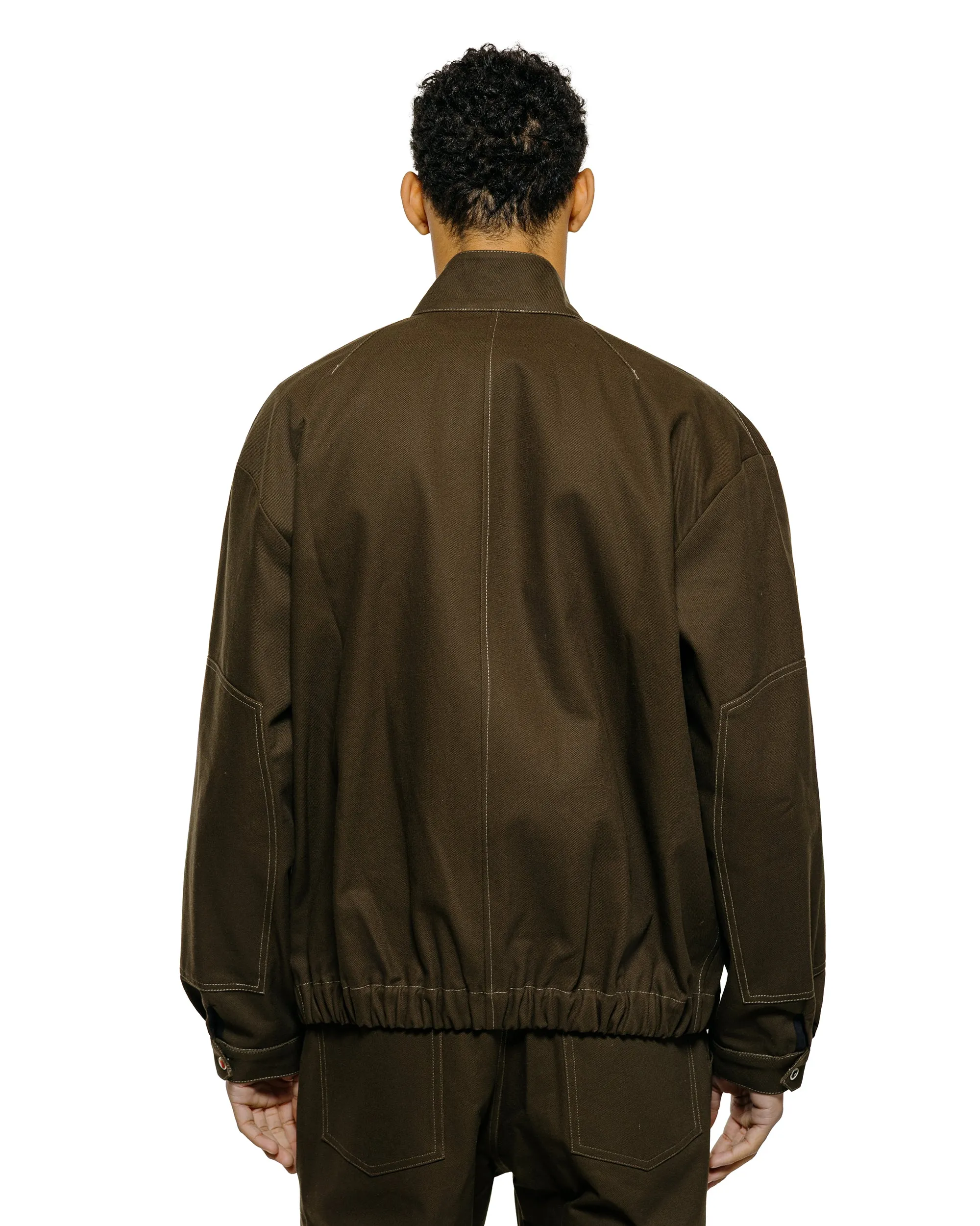 Wanze Flight Jacket Cotton Twill Army Green sold by Lost & Found product image thumbnail 3