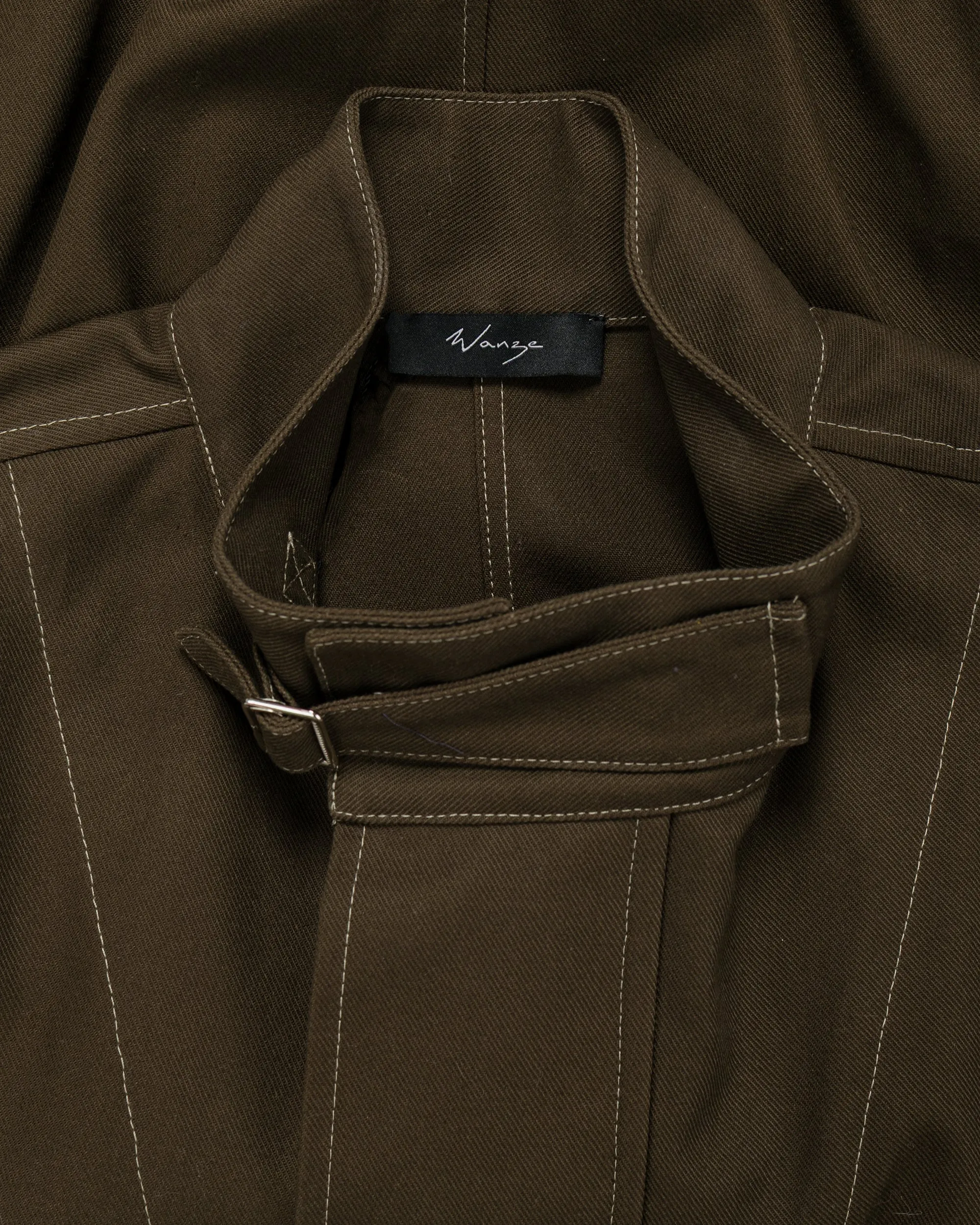 Wanze Flight Jacket Cotton Twill Army Green sold by Lost & Found product image thumbnail 5