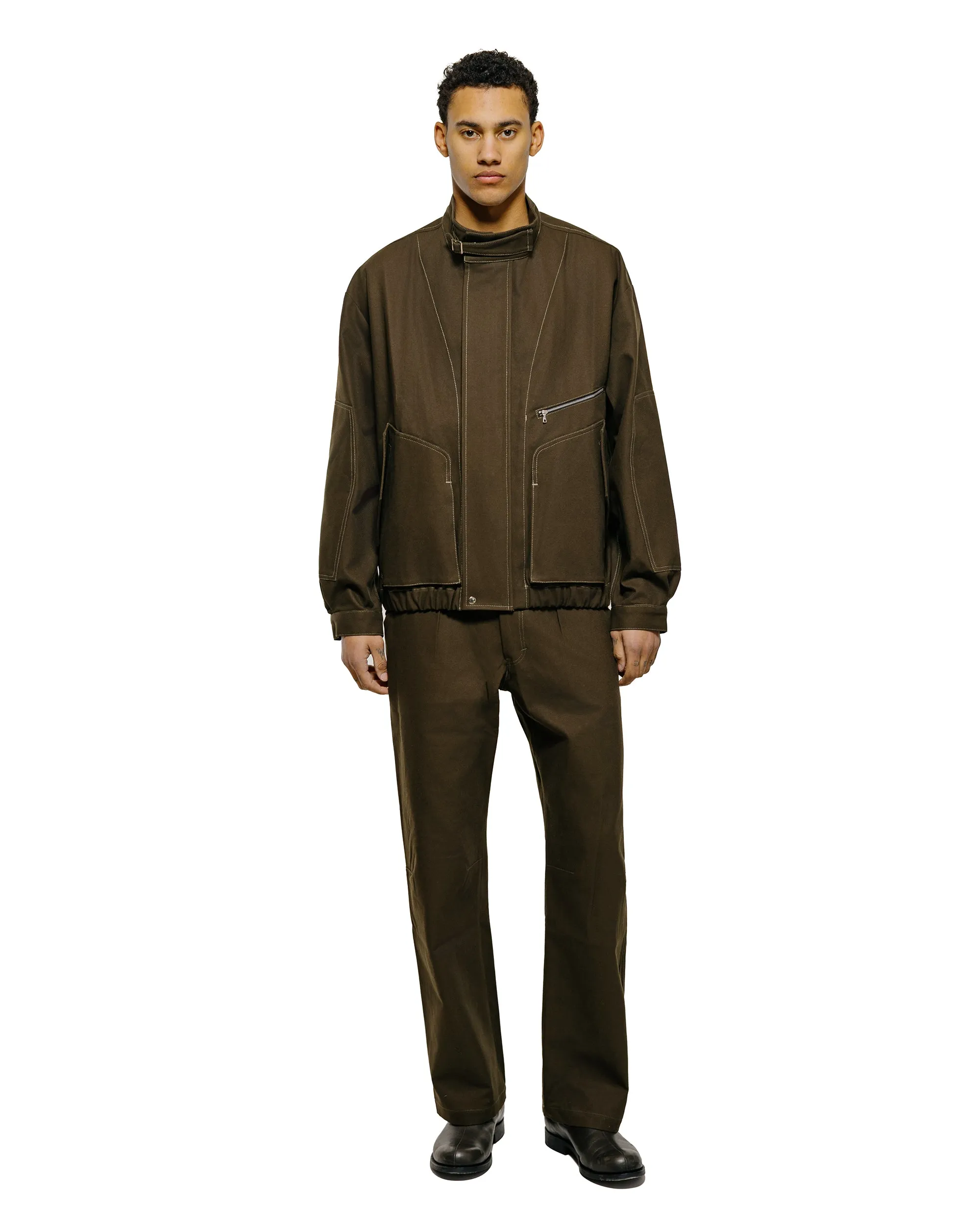 Wanze Flight Jacket Cotton Twill Army Green sold by Lost & Found product image thumbnail 4