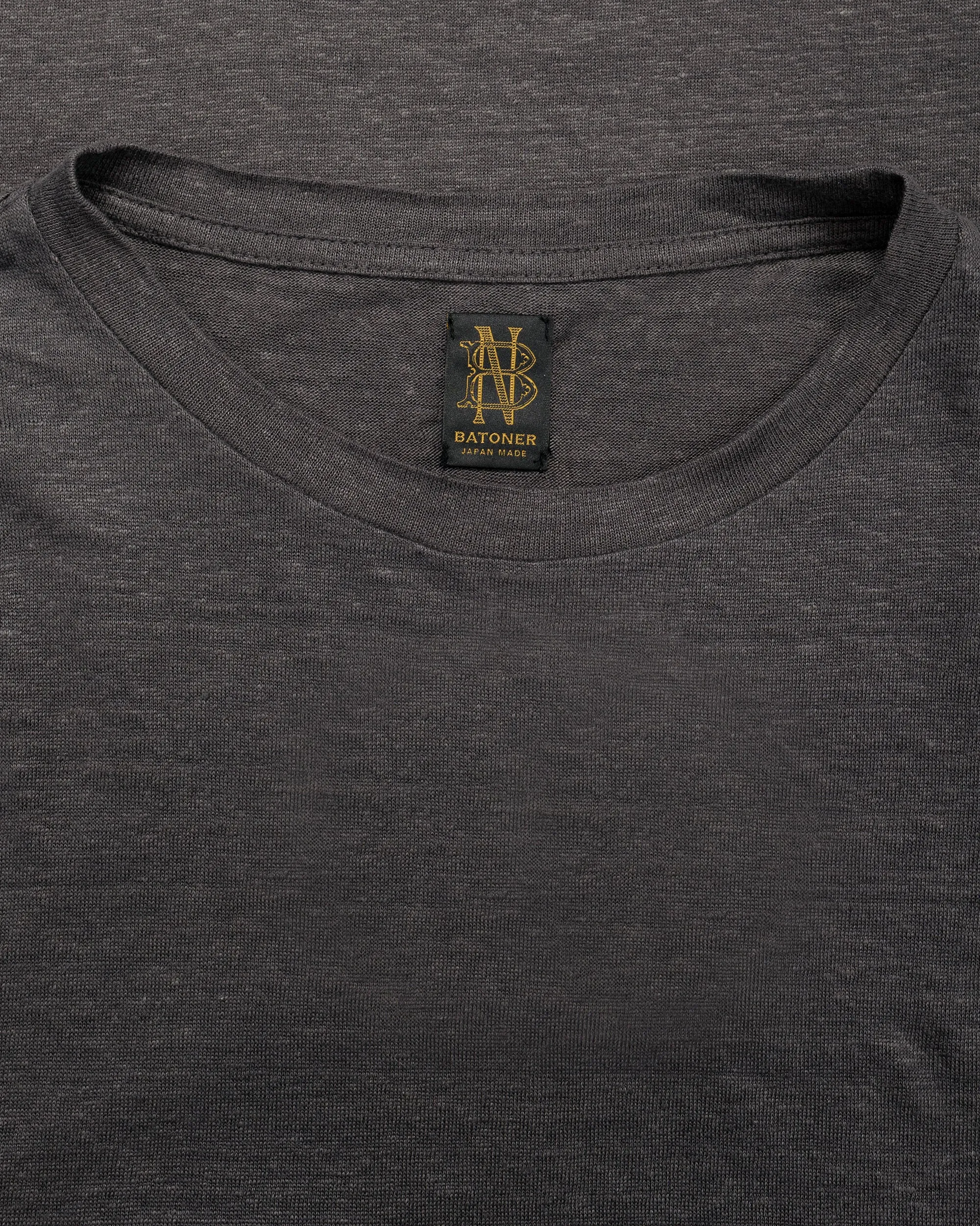 Batoner Normandy Linen T-Shirt Gray sold by Lost & Found product image thumbnail 5
