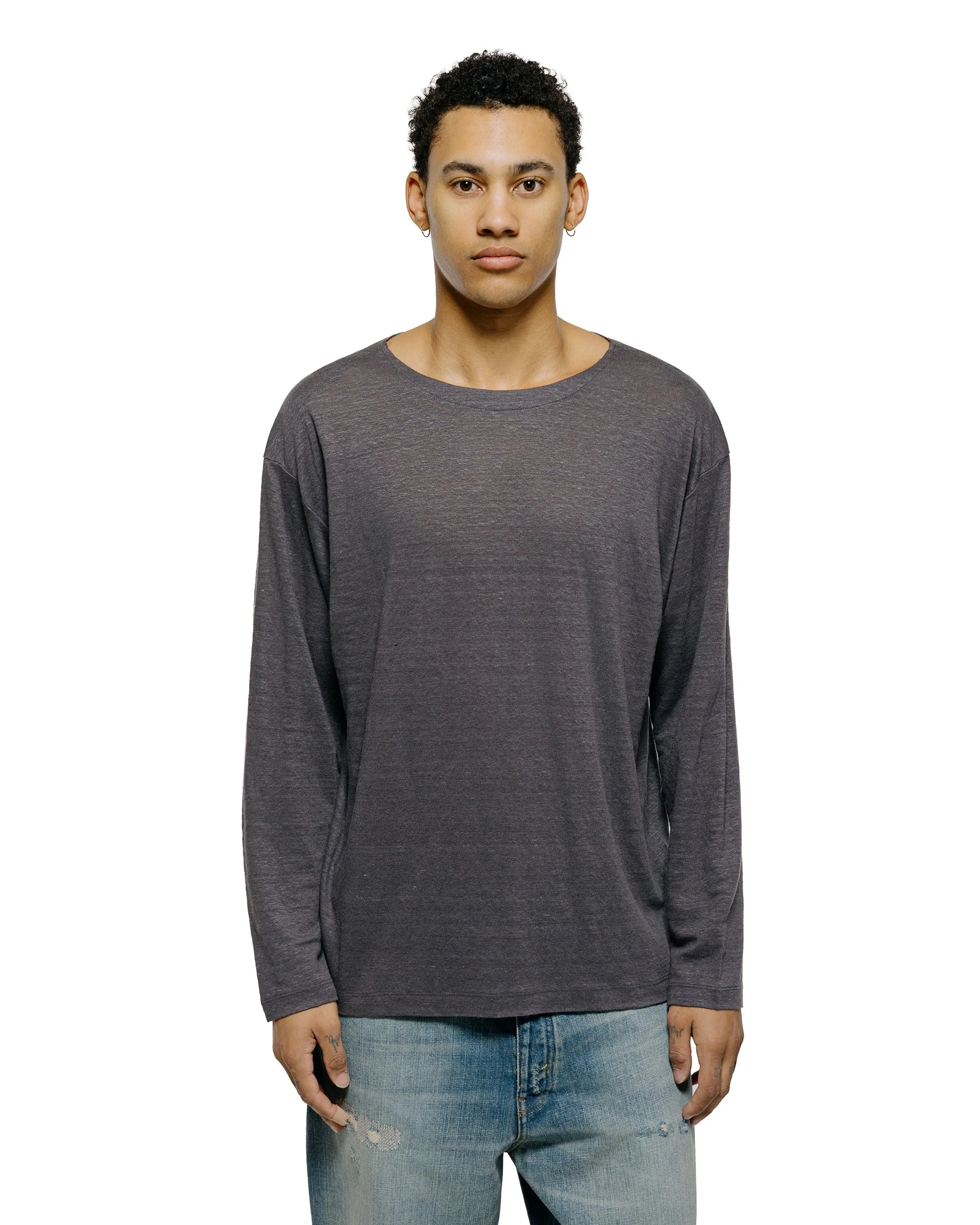 Batoner Normandy Linen Basque Shirt Gray sold by Lost & Found product image thumbnail 2