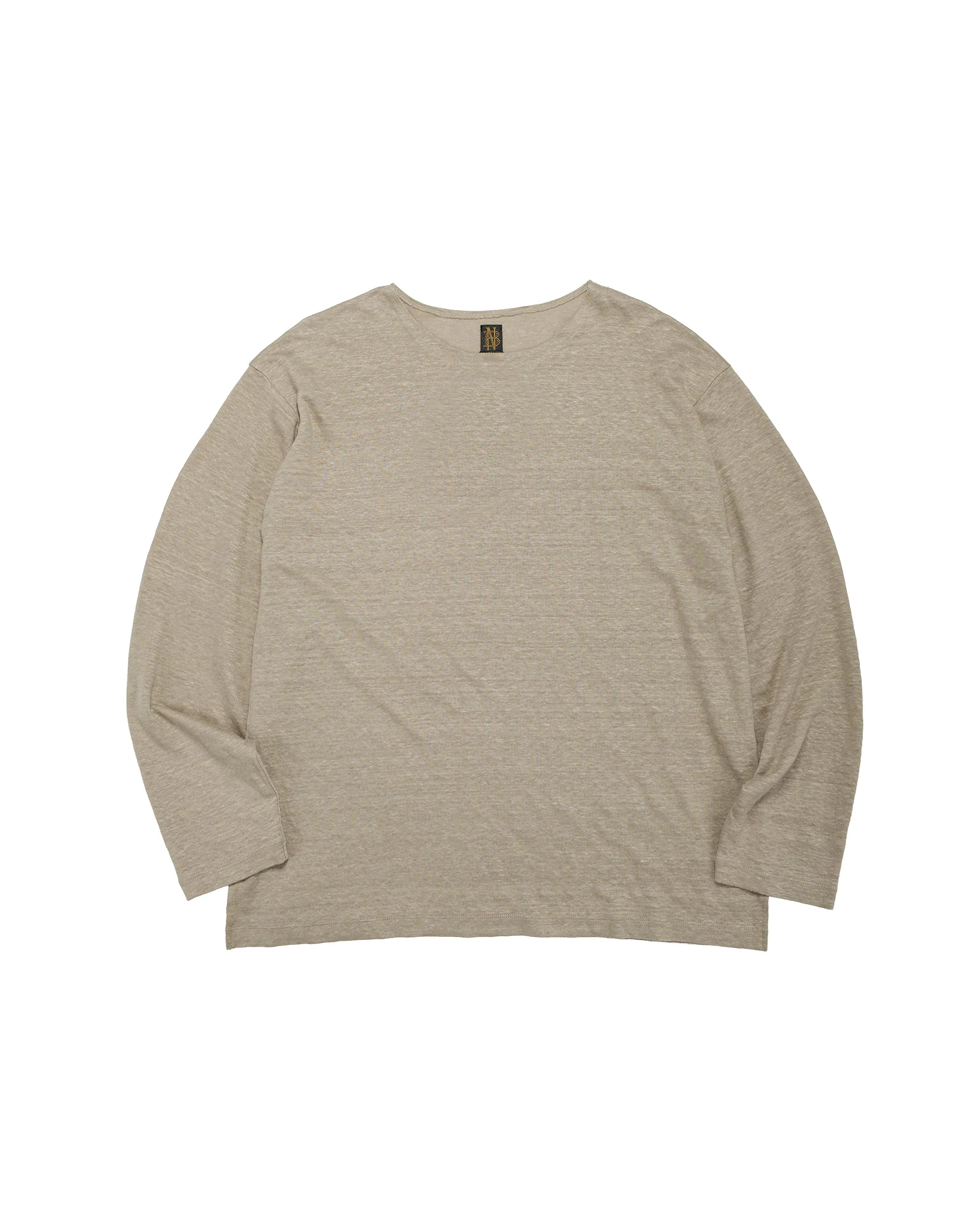 Batoner Normandy Linen Basque Shirt Taupe sold by Lost & Found