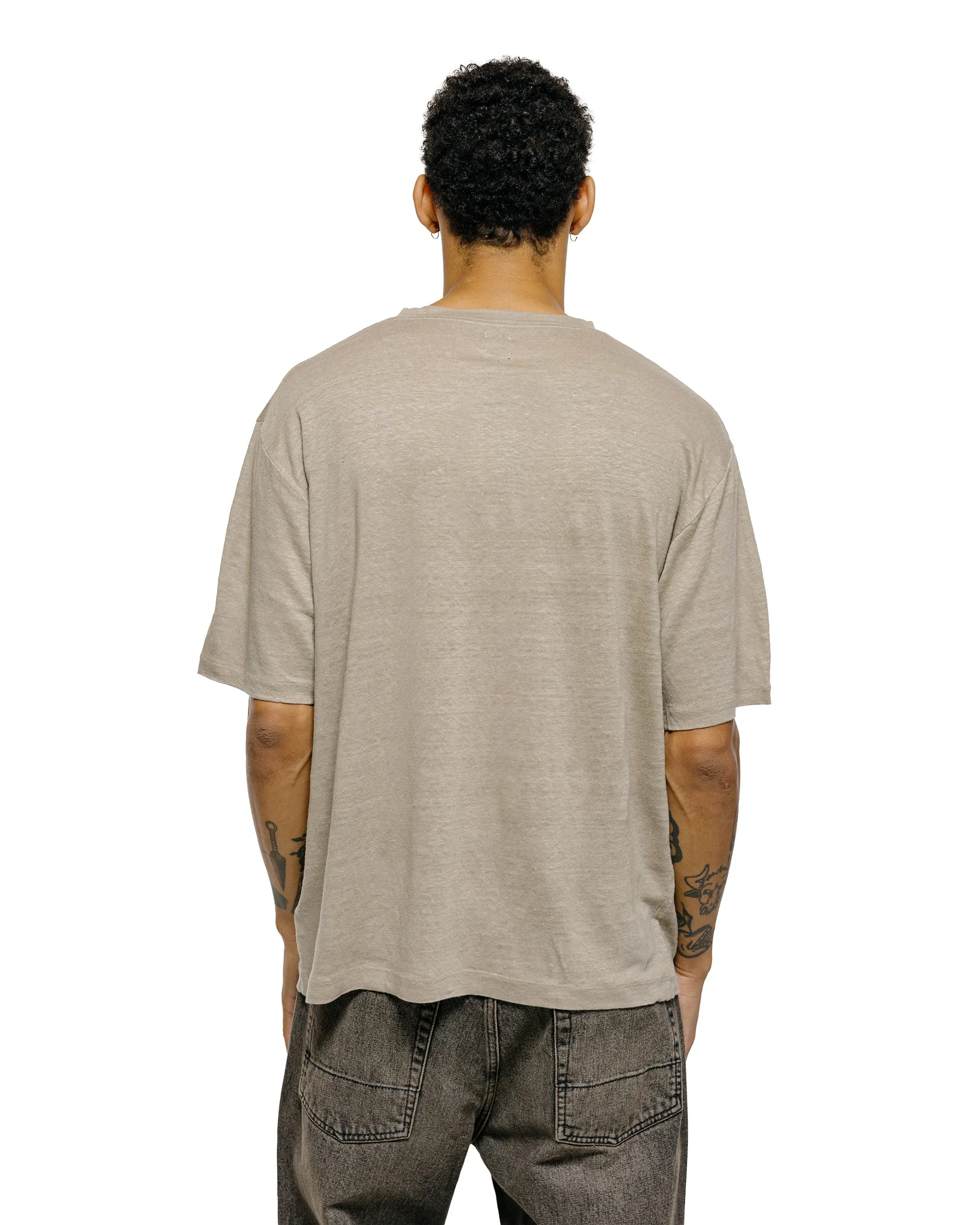 Batoner Normandy Linen T-Shirt Taupe sold by Lost & Found product image thumbnail 3