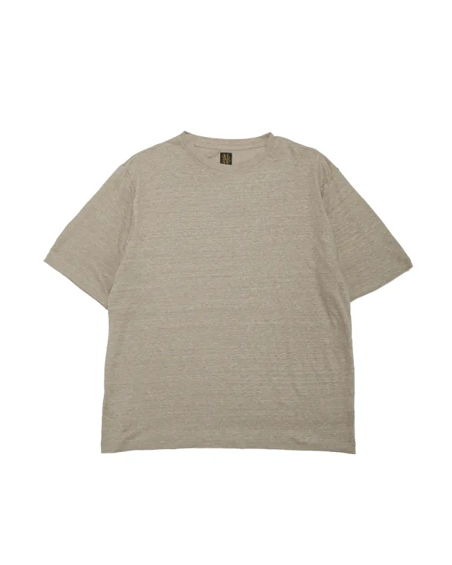 Batoner Normandy Linen T-Shirt Taupe made by BATONER
