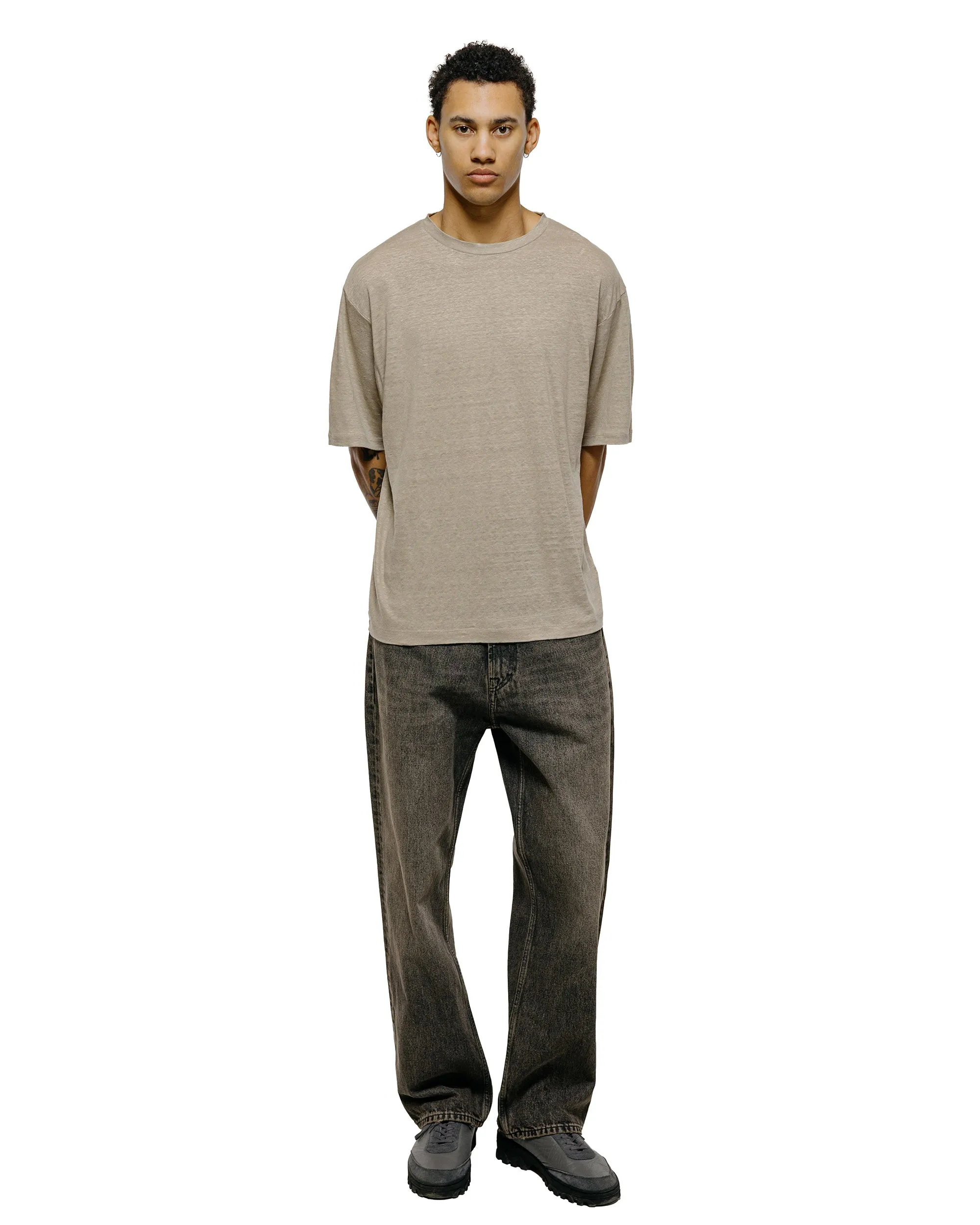 Batoner Normandy Linen T-Shirt Taupe sold by Lost & Found product image thumbnail 4