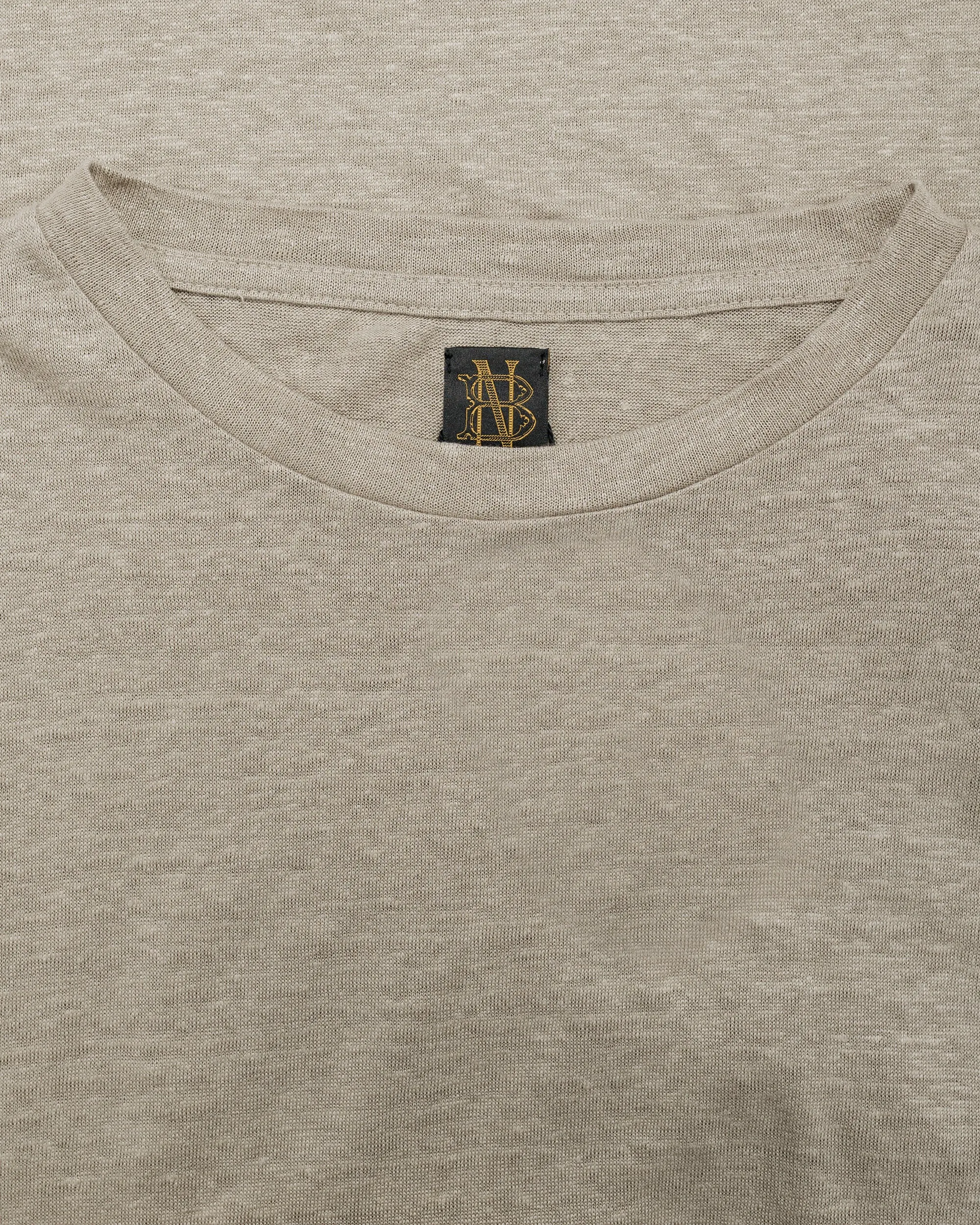 Batoner Normandy Linen T-Shirt Taupe sold by Lost & Found product image thumbnail 5