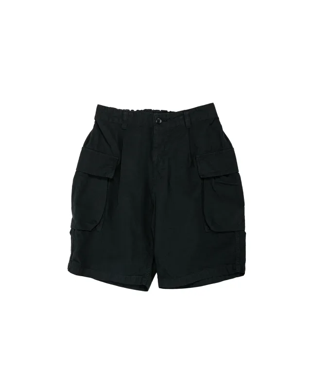 Sage de Cret CO/HEMP High Density Single Pleated Peg Top Pants Black sold by Lost & Found