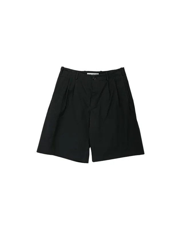 Our Legacy Ponte Shorts Studio Black Micro Canvas made by Our Legacy