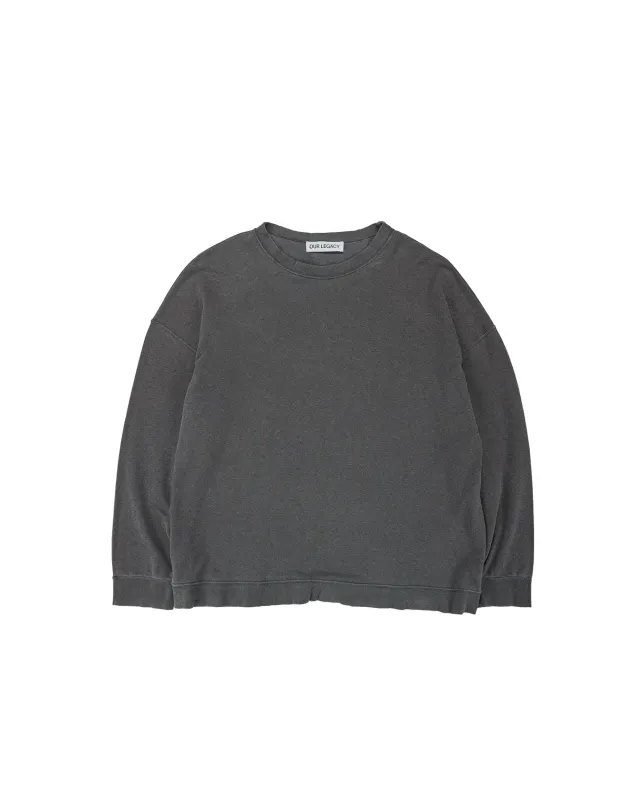 Our Legacy Slack Sweatshirt Washed Black Rogue Loopback sold by Lost & Found