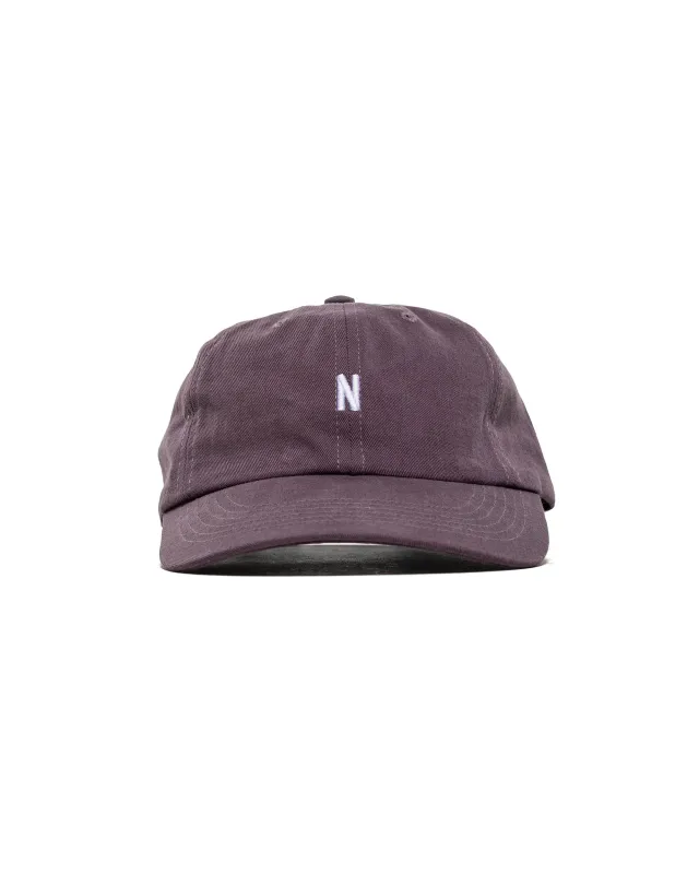 Norse Projects Twill Sports Cap Vintage Violet made by Norse Projects