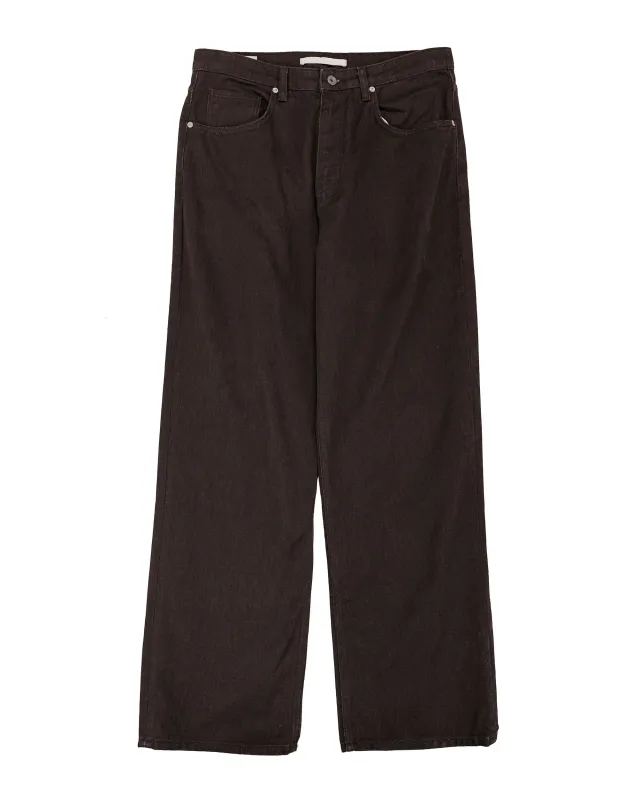 Norse Projects Korshavn Relaxed 5 Pocket Resist Dyed Twill Shale made by Lost & Found